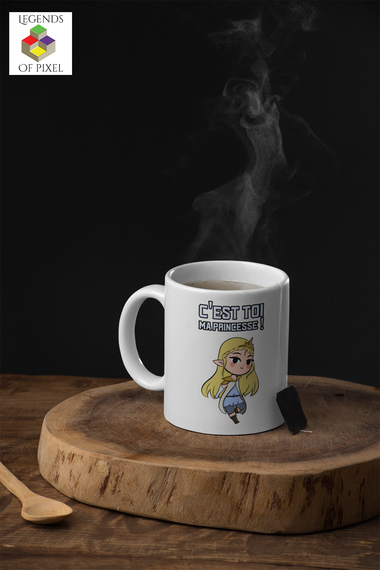 Autocollant pour tasse C’est toi ma princesse !