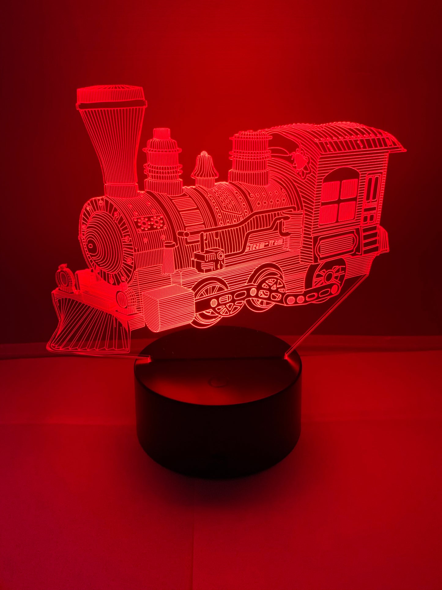 Lampe 3D DEL Train