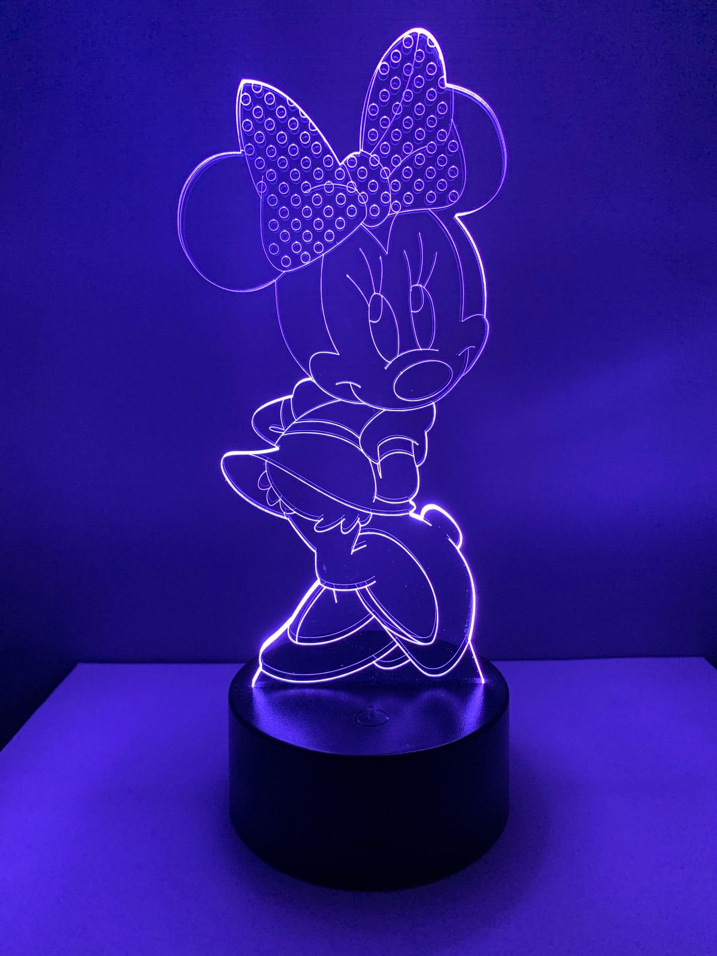 Lampe 3D DEL Minnie Mouse