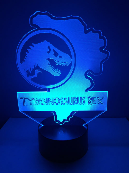 Lampe 3D DEL Jurassic Park (Dinosaure)