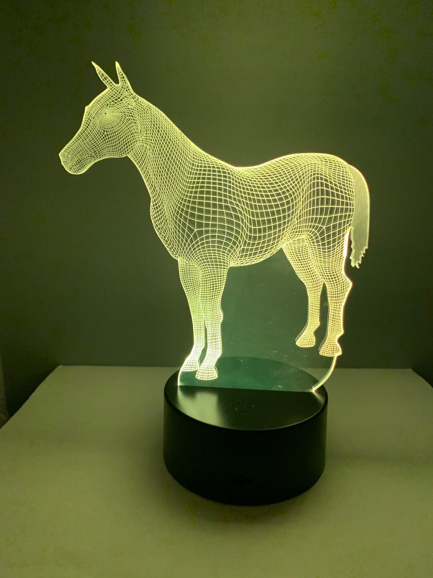Lampe 3D DEL Cheval