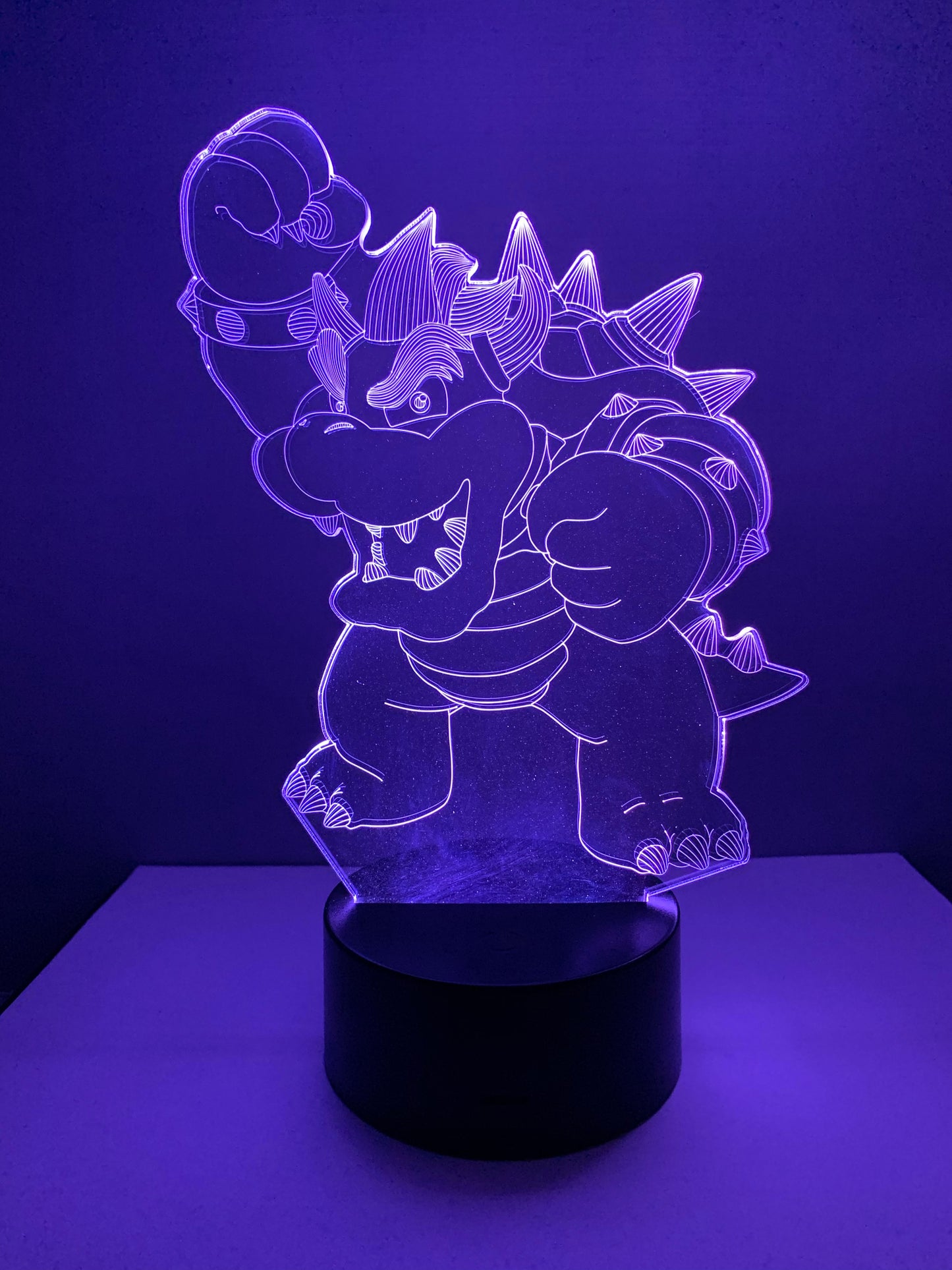 Lampe 3D DEL Bowser