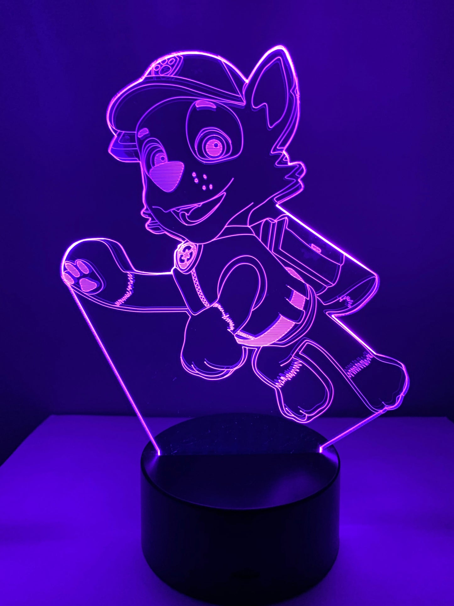 Lampe 3D DEL Rocky Pat Patrouille