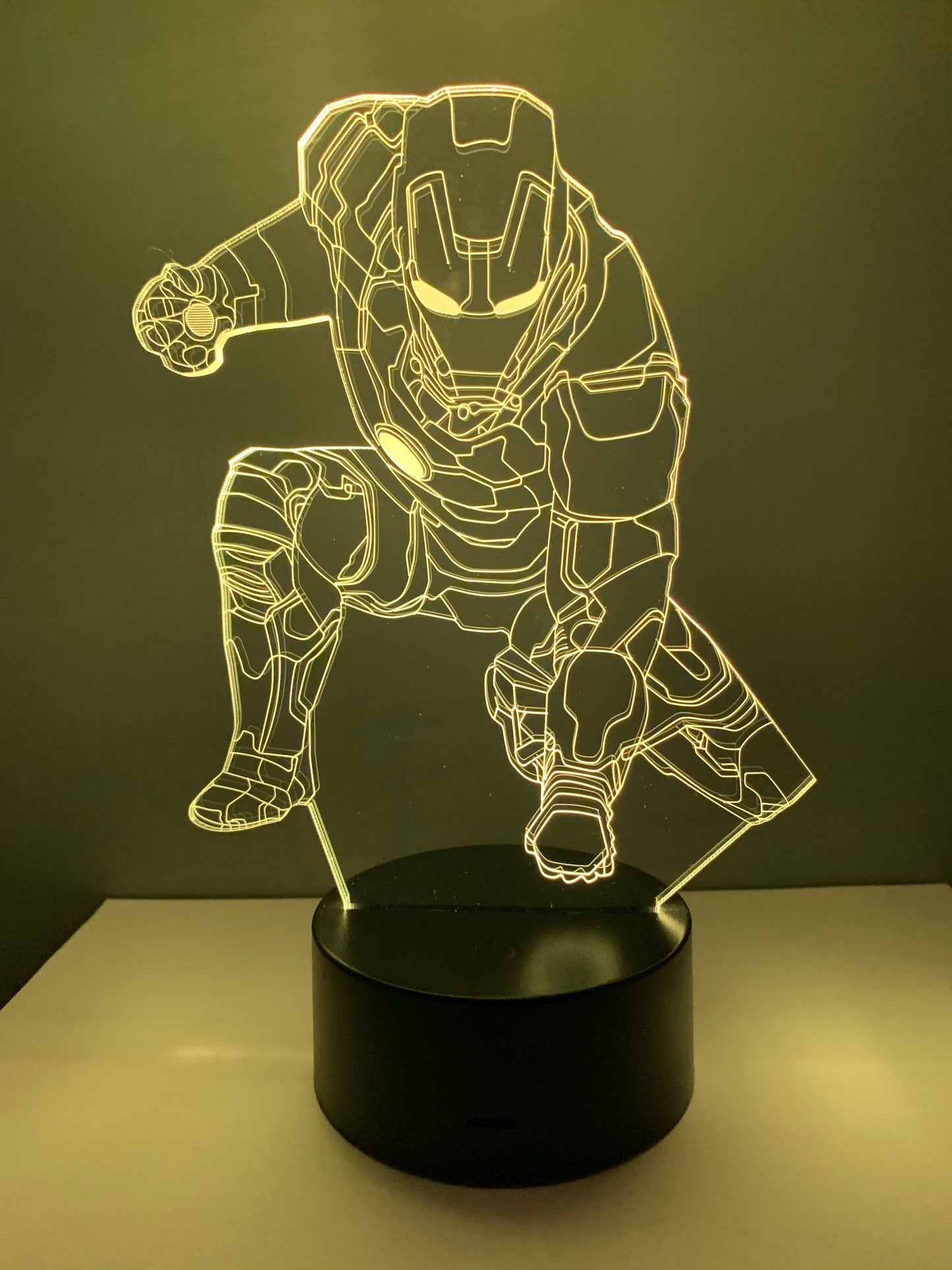 Lampe 3D DEL Iron Man