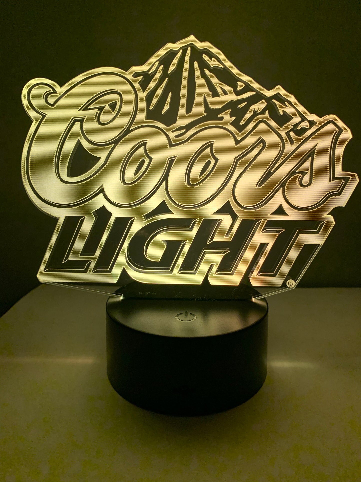 Lampe 3D DEL Coors Light