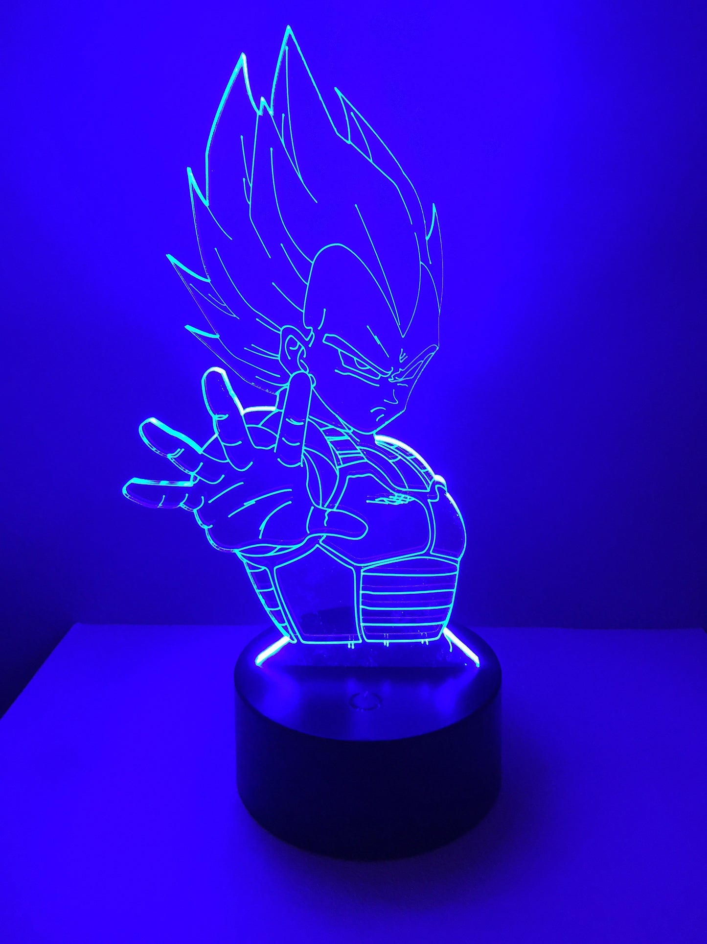 Lampe 3D DEL Vegeta Dragon Ball
