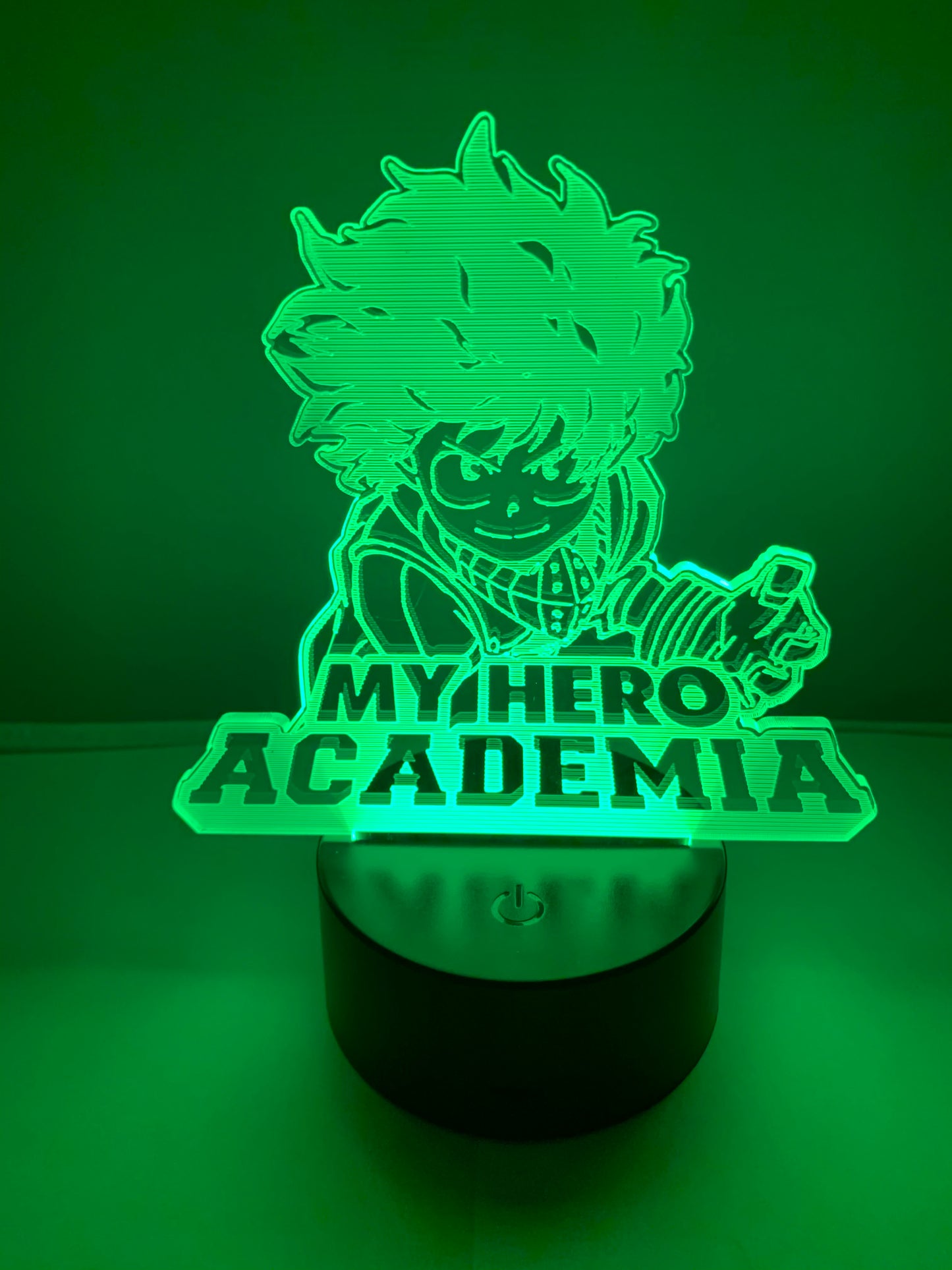 Lampe 3D DEL My Hero Academia