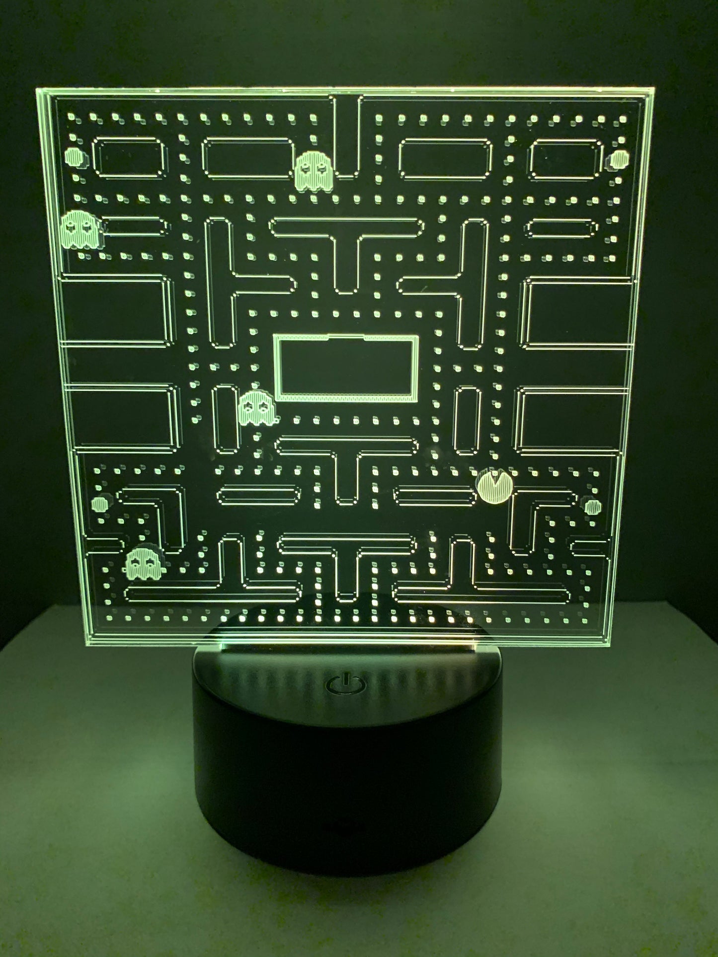 Lampe 3D DEL Pac Man Arcade