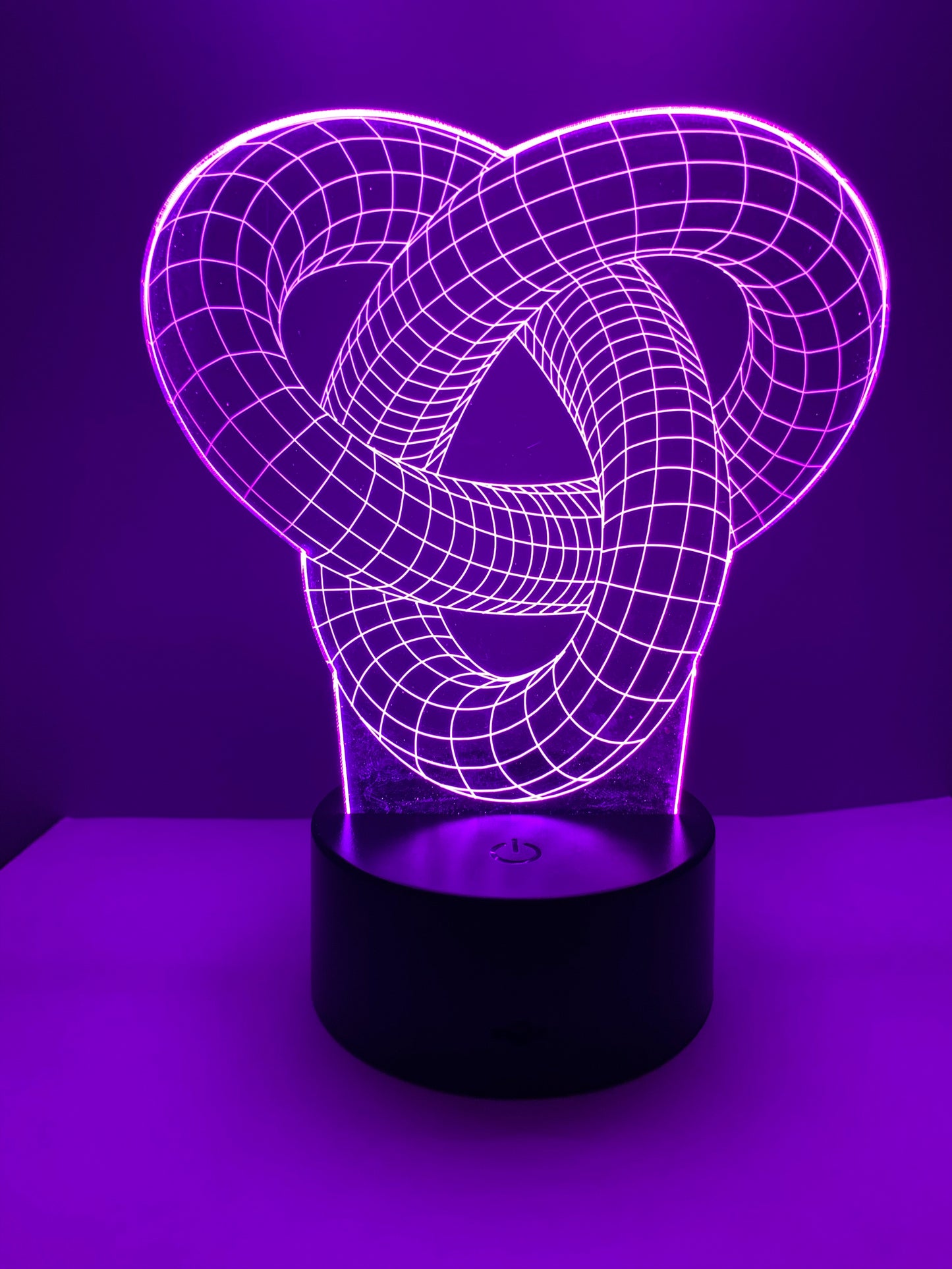 Lampe 3D DEL Abstrait 3D