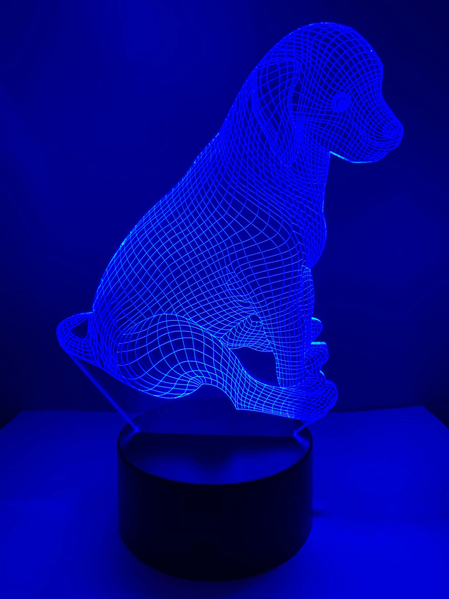 Lampe 3D DEL Jeune Chien (Chiot)