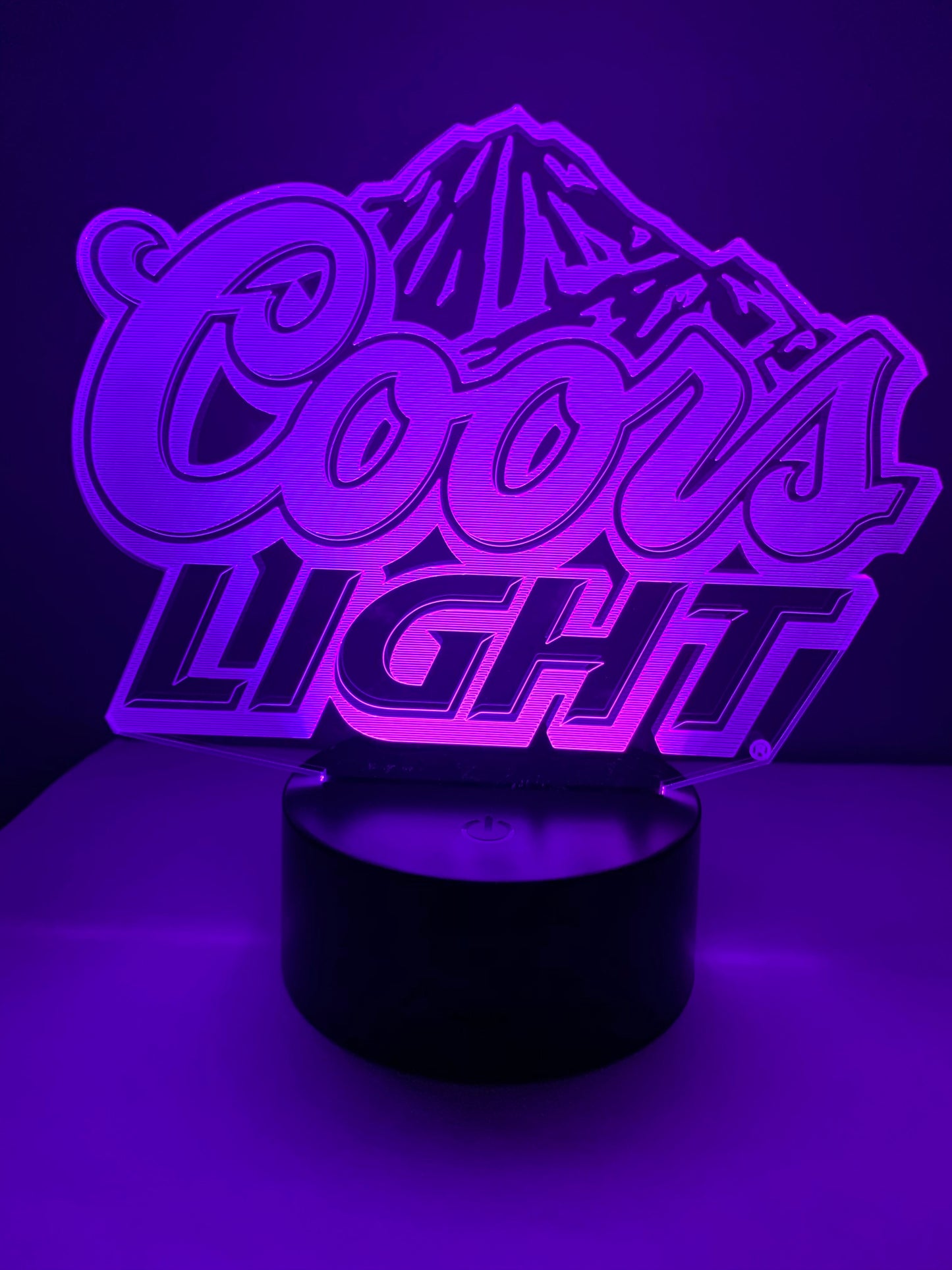Lampe 3D DEL Coors Light