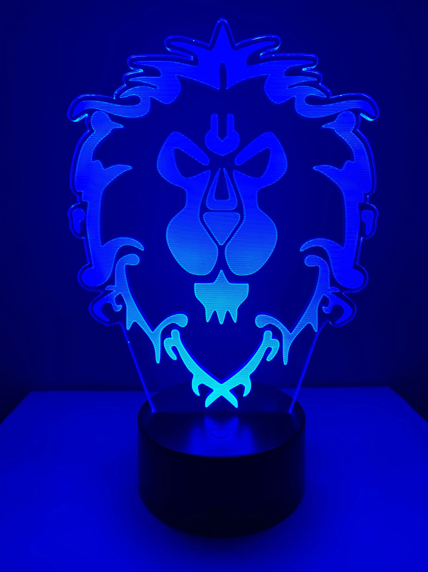Lampe 3D DEL L’Alliance World Of Warcraft