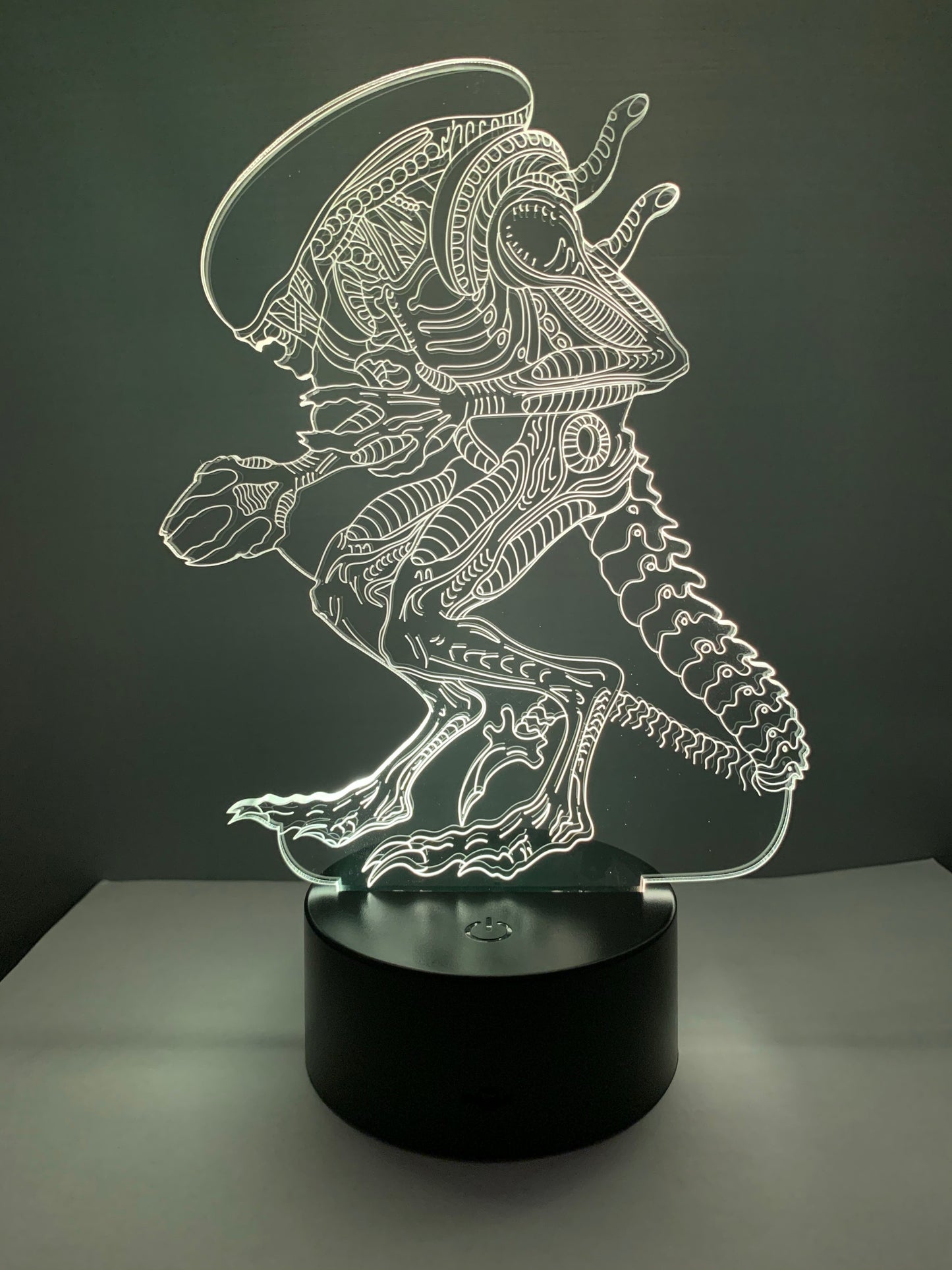 Lampe 3D DEL Alien