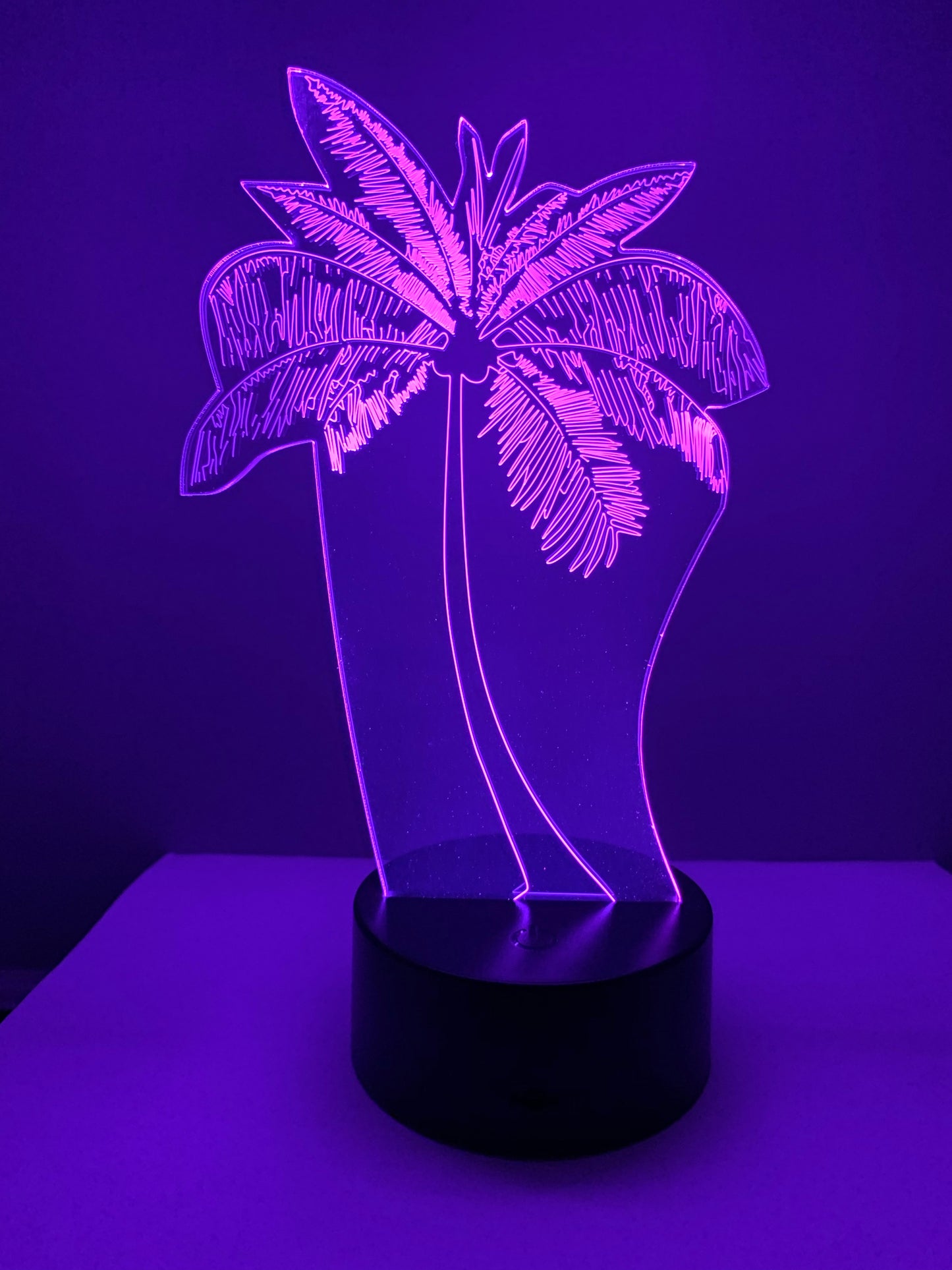 Lampe 3D DEL Palmier