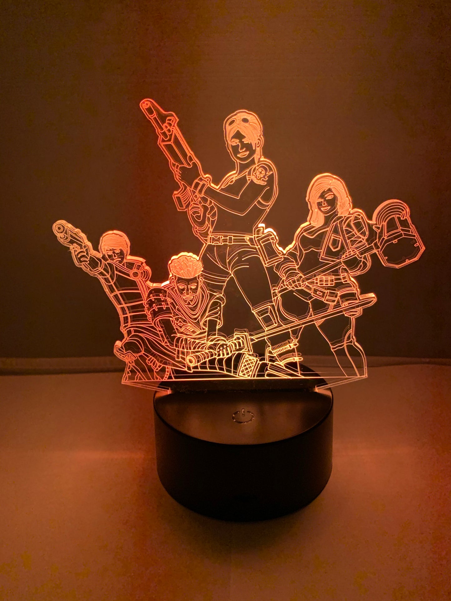 Lampe 3D DEL Fortnite Personnages Variés