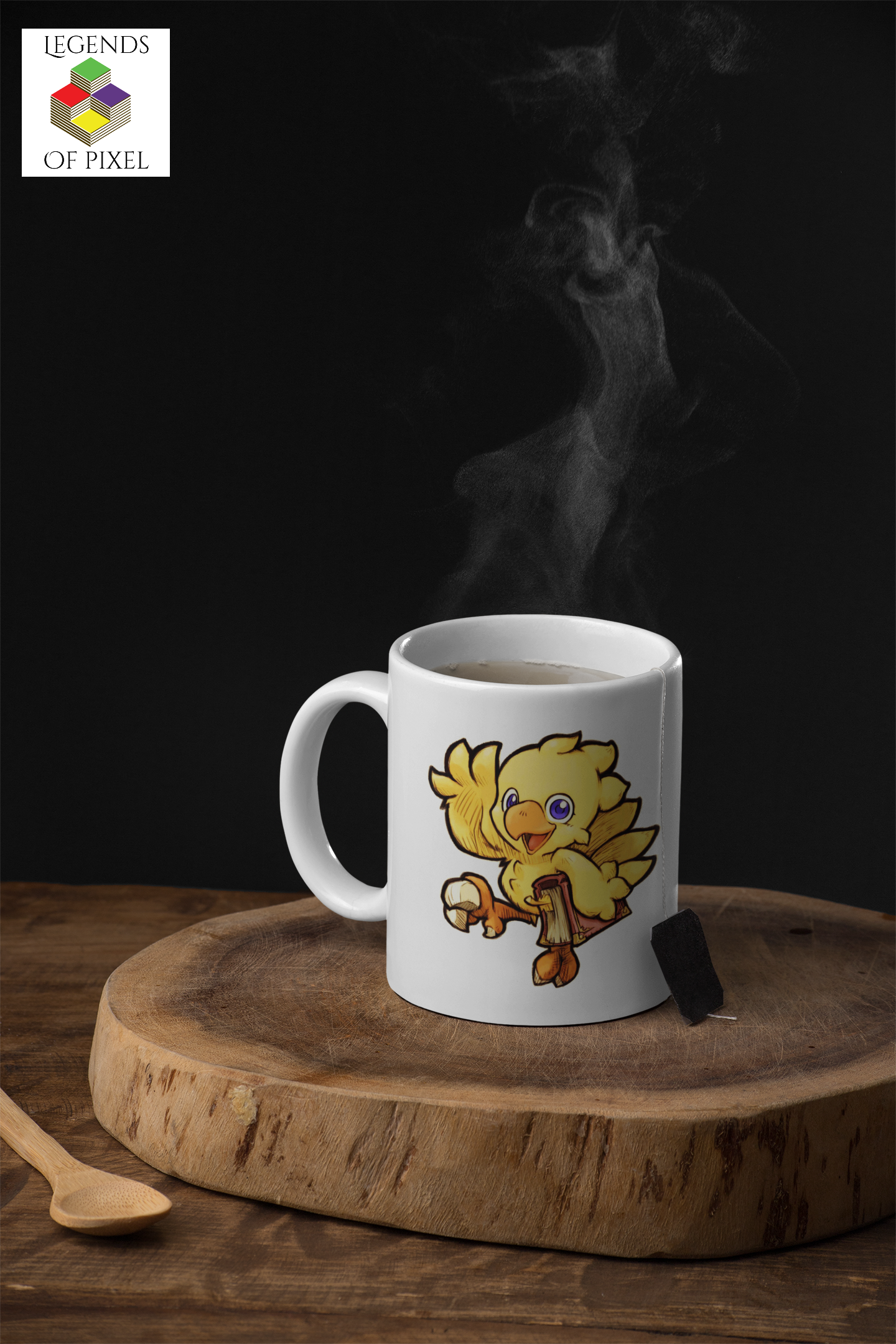 Autocollant pour tasse Chocobo Final Fantasy