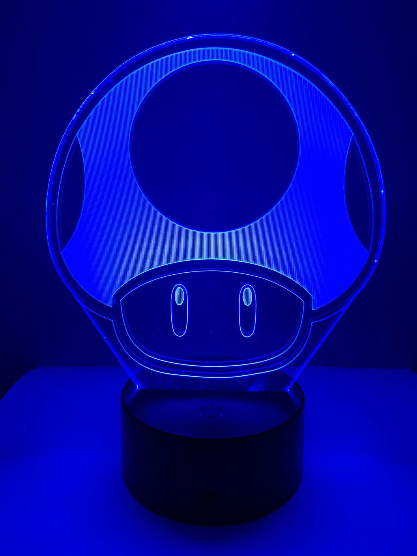 Lampe 3D DEL Champignon Toad One Up (Super Mario)