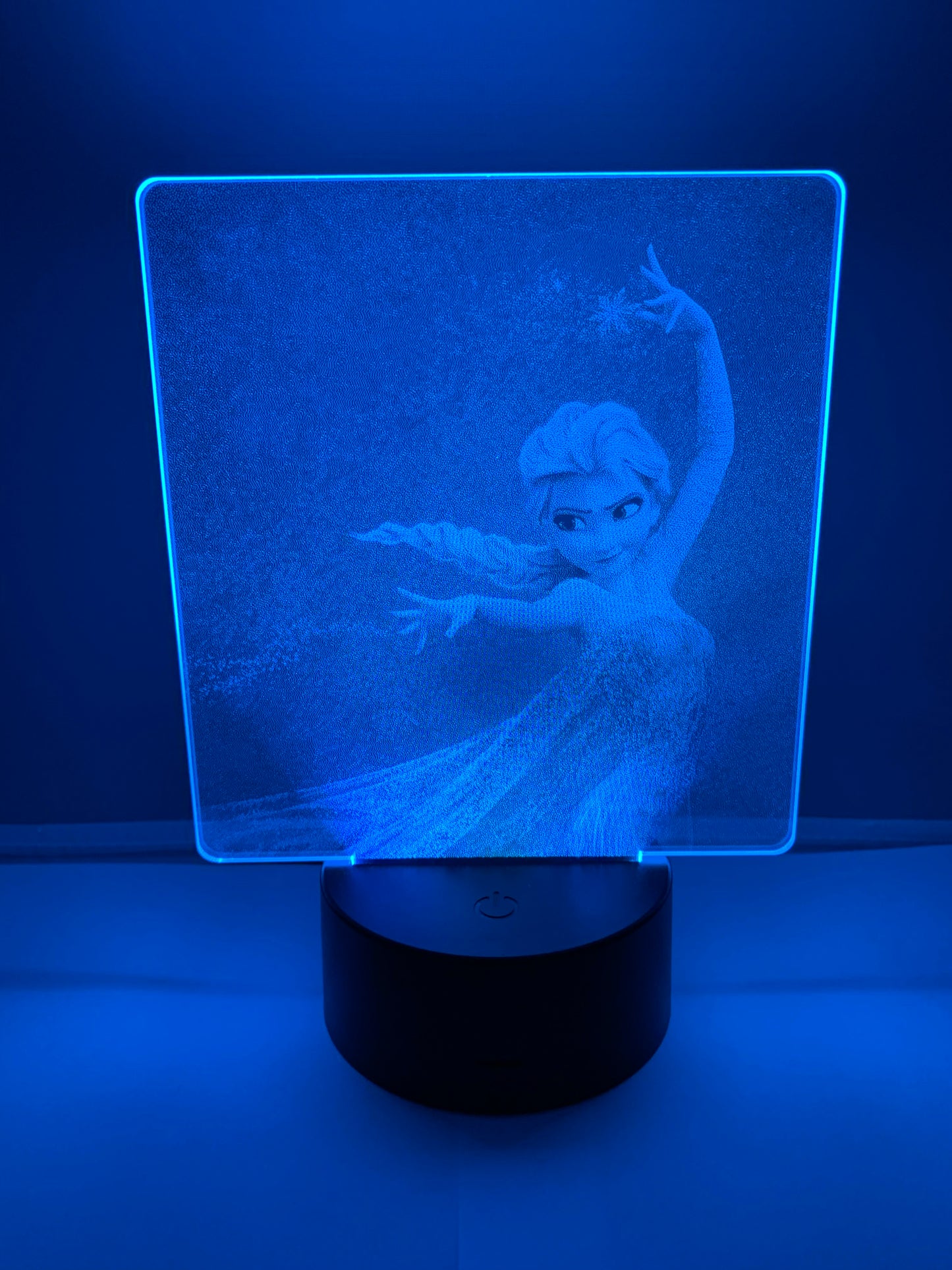 Lampe DEL Photo Réaliste Elsa La Reine des Neiges