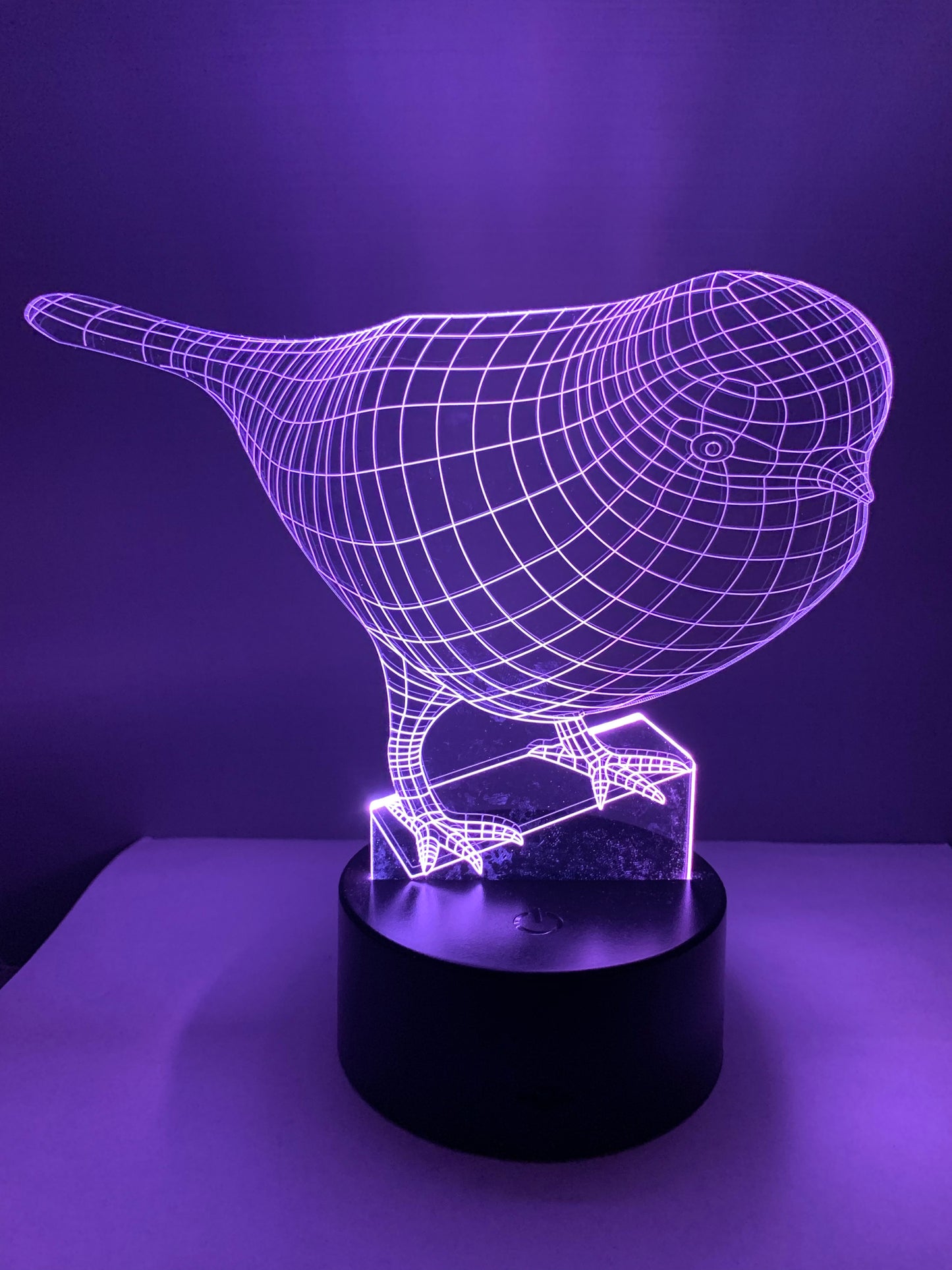 Lampe 3D DEL Oiseau