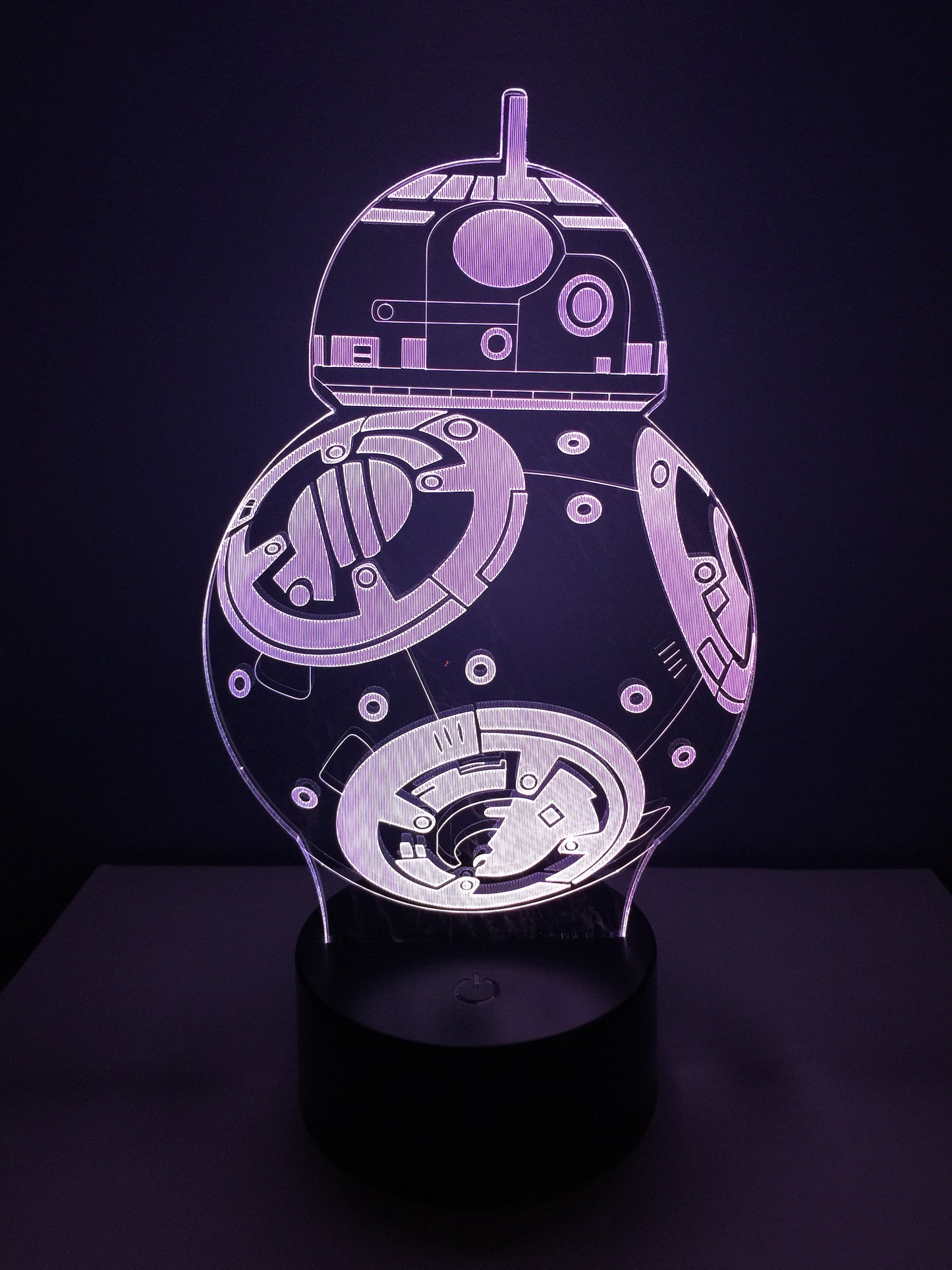 Lampe 3D DEL BB8 Star Wars