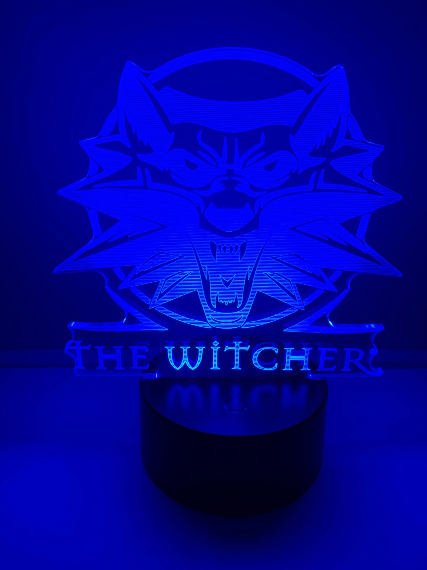Lampe 3D DEL Logo The Witcher