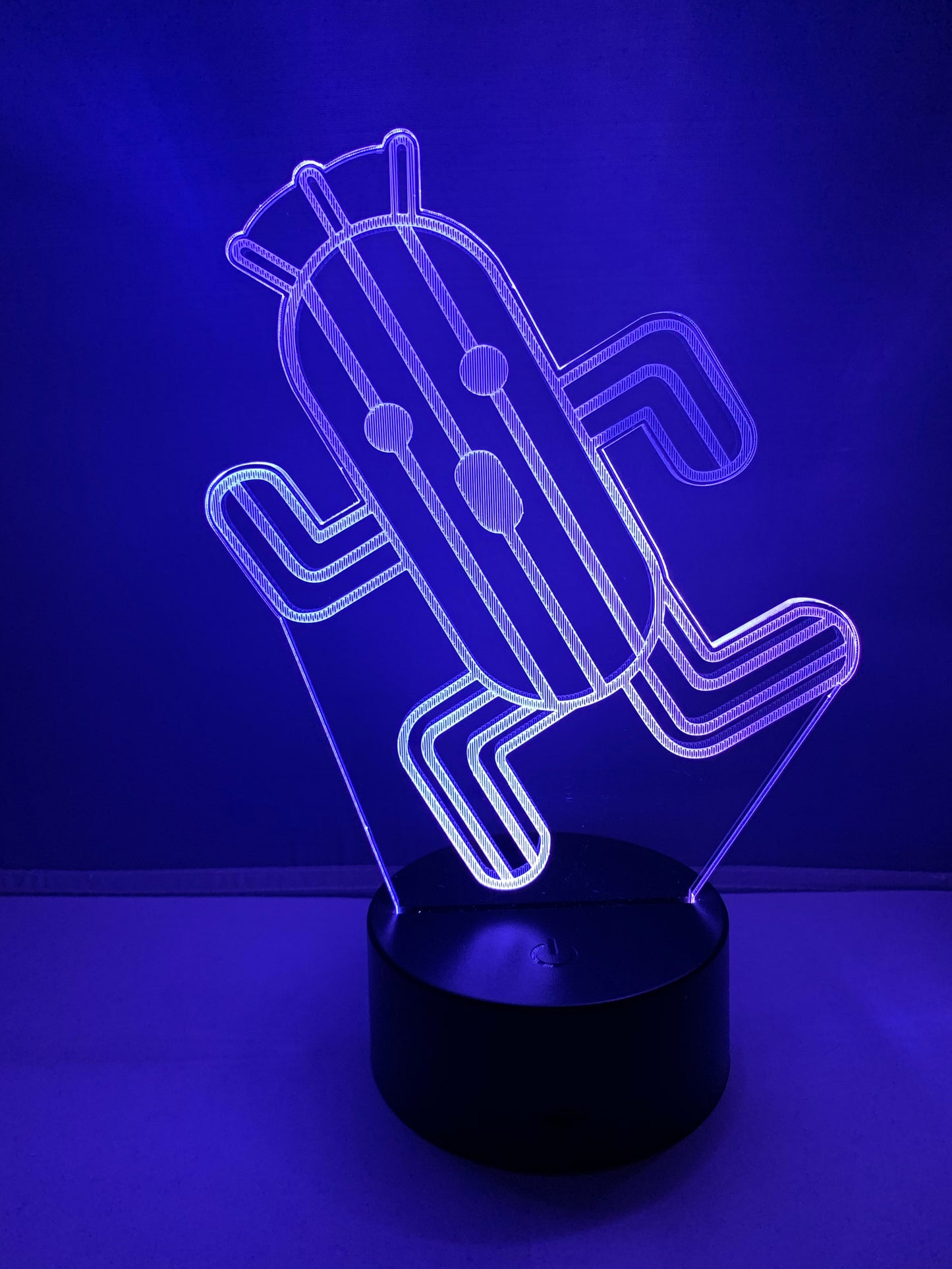 Lampe 3D DEL Final Fantasy Cactuar