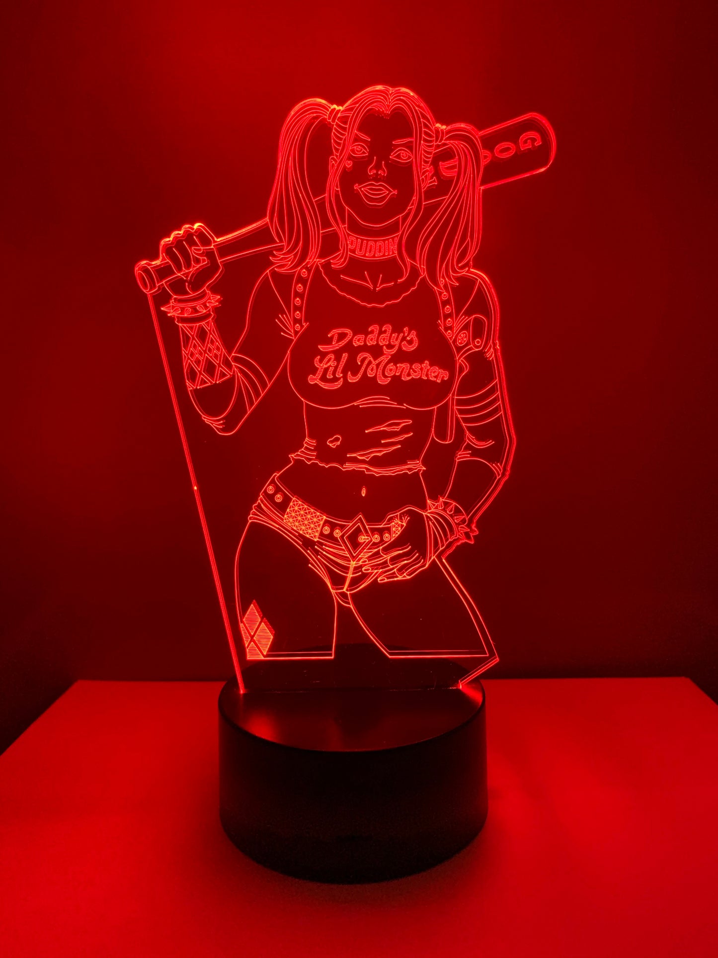Lampe 3D DEL Harley Quinn (Batman)