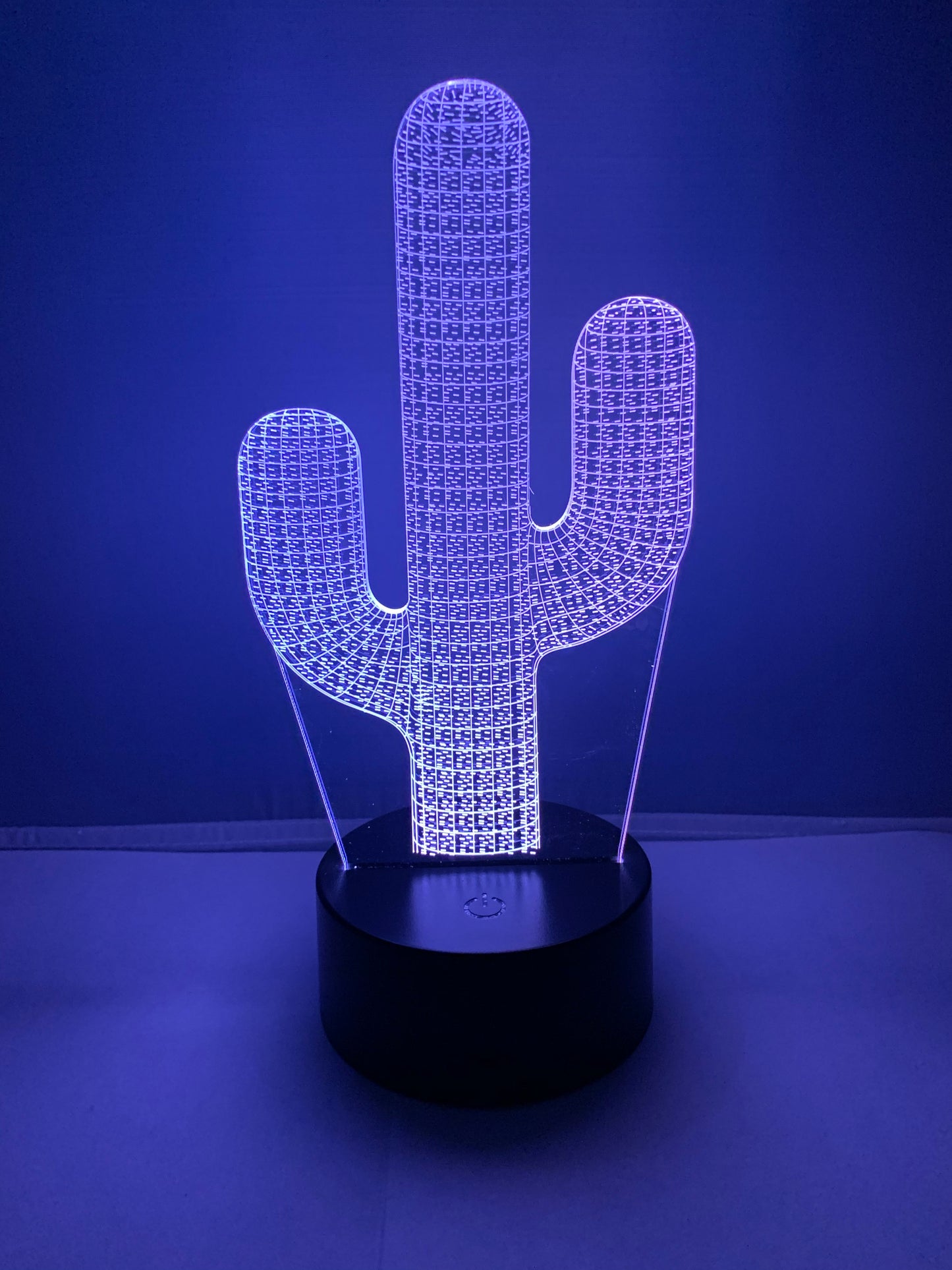 Lampe 3D DEL Cactus