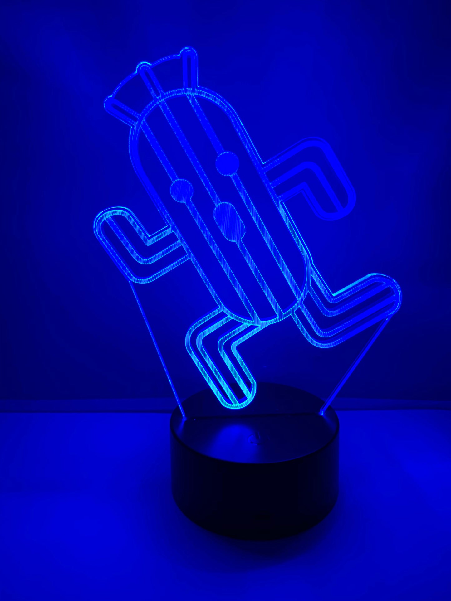 Lampe 3D DEL Final Fantasy Cactuar