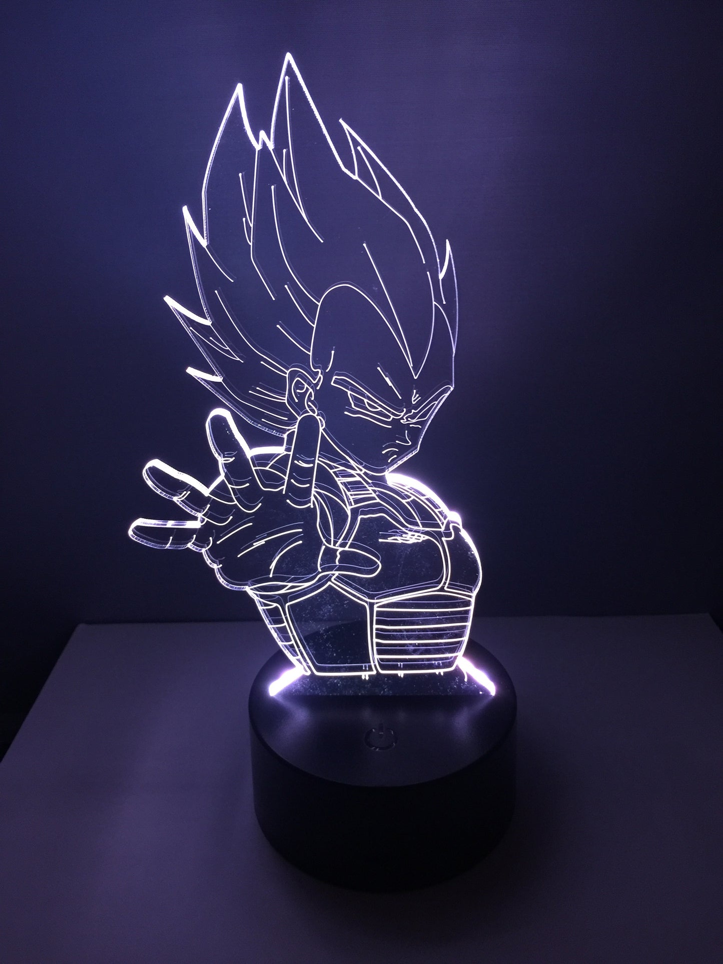 Lampe 3D DEL Vegeta Dragon Ball
