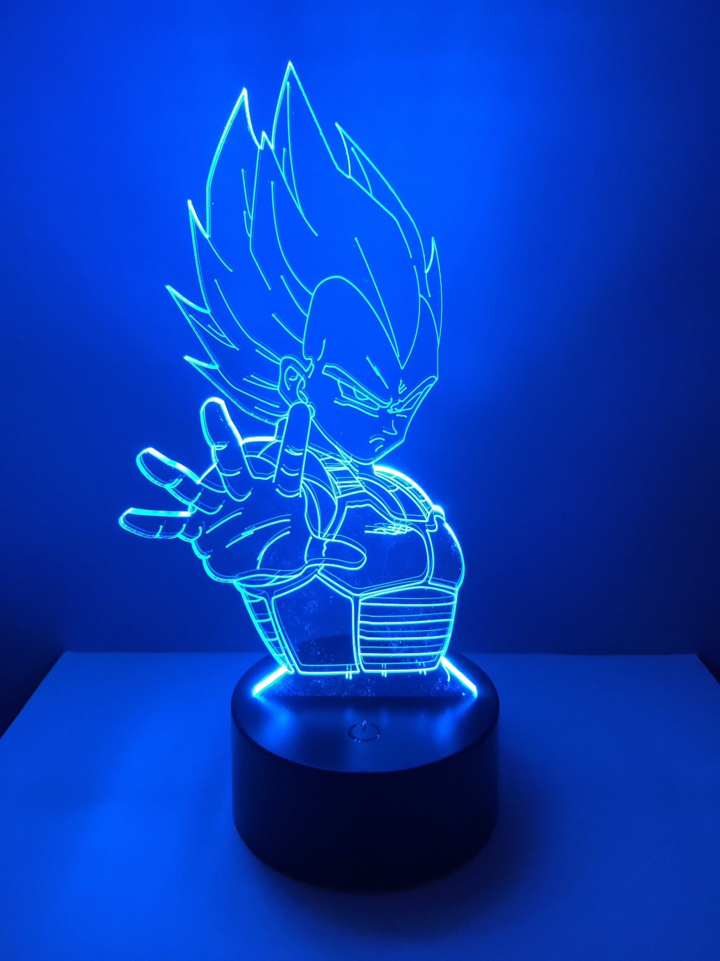 Lampe 3D DEL Vegeta Dragon Ball