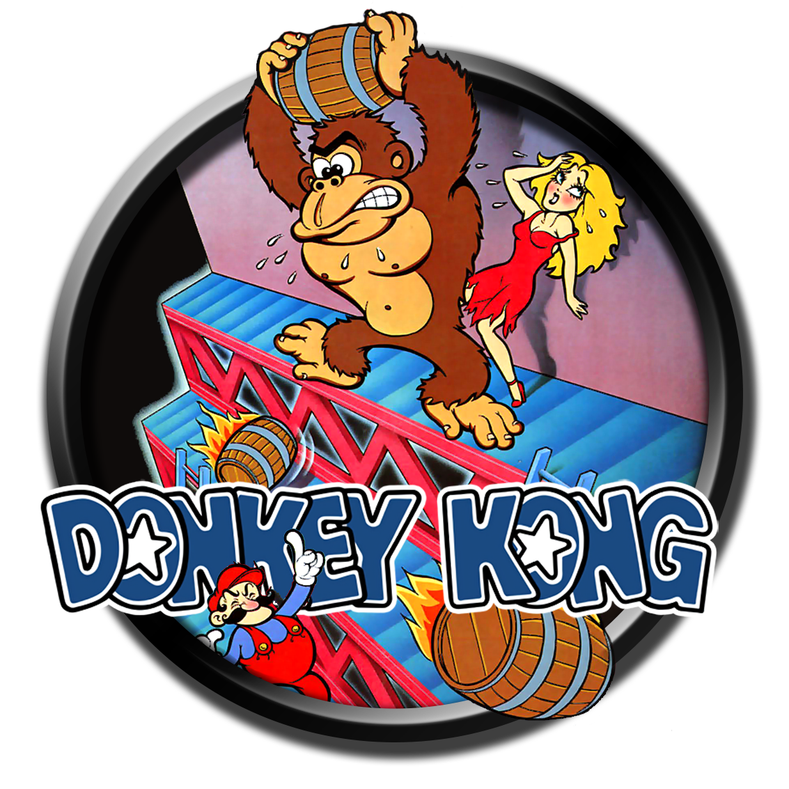 Autocollant pour tasse Donkey Kong Classics