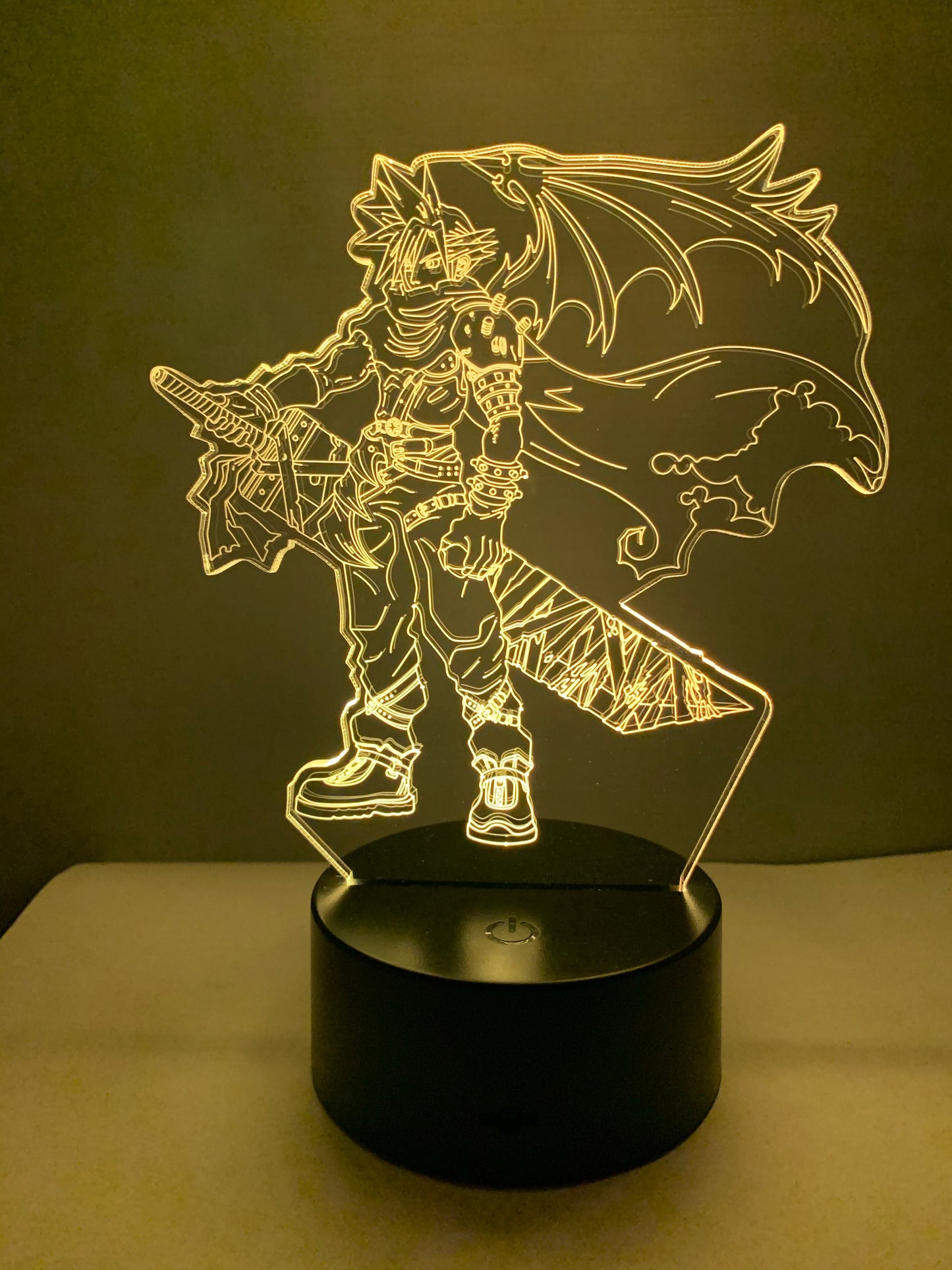 Lampe 3D DEL Final Fantasy Cloud