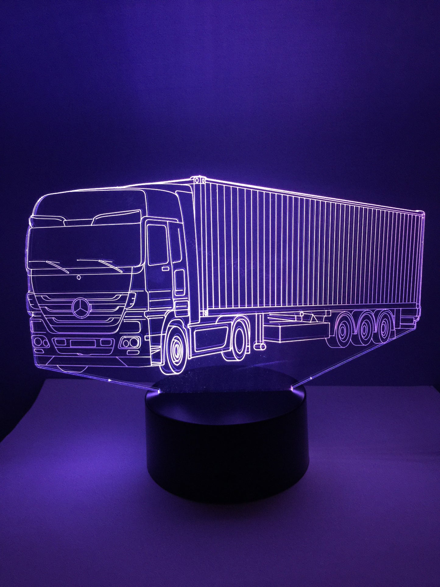 Lampe 3D DEL Truck Camion Van Chargé