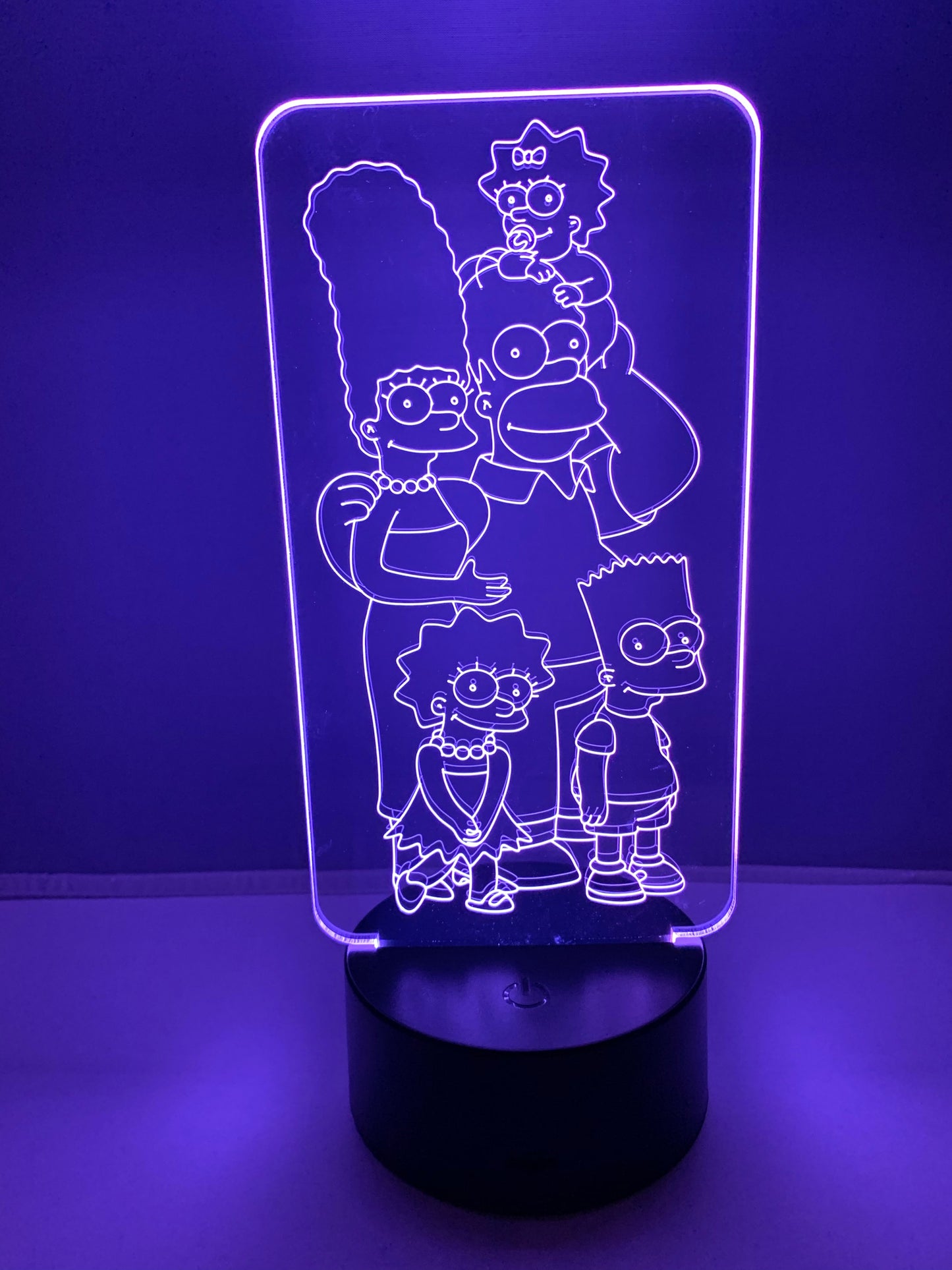 Lampe 3D DEL Les Simpsons