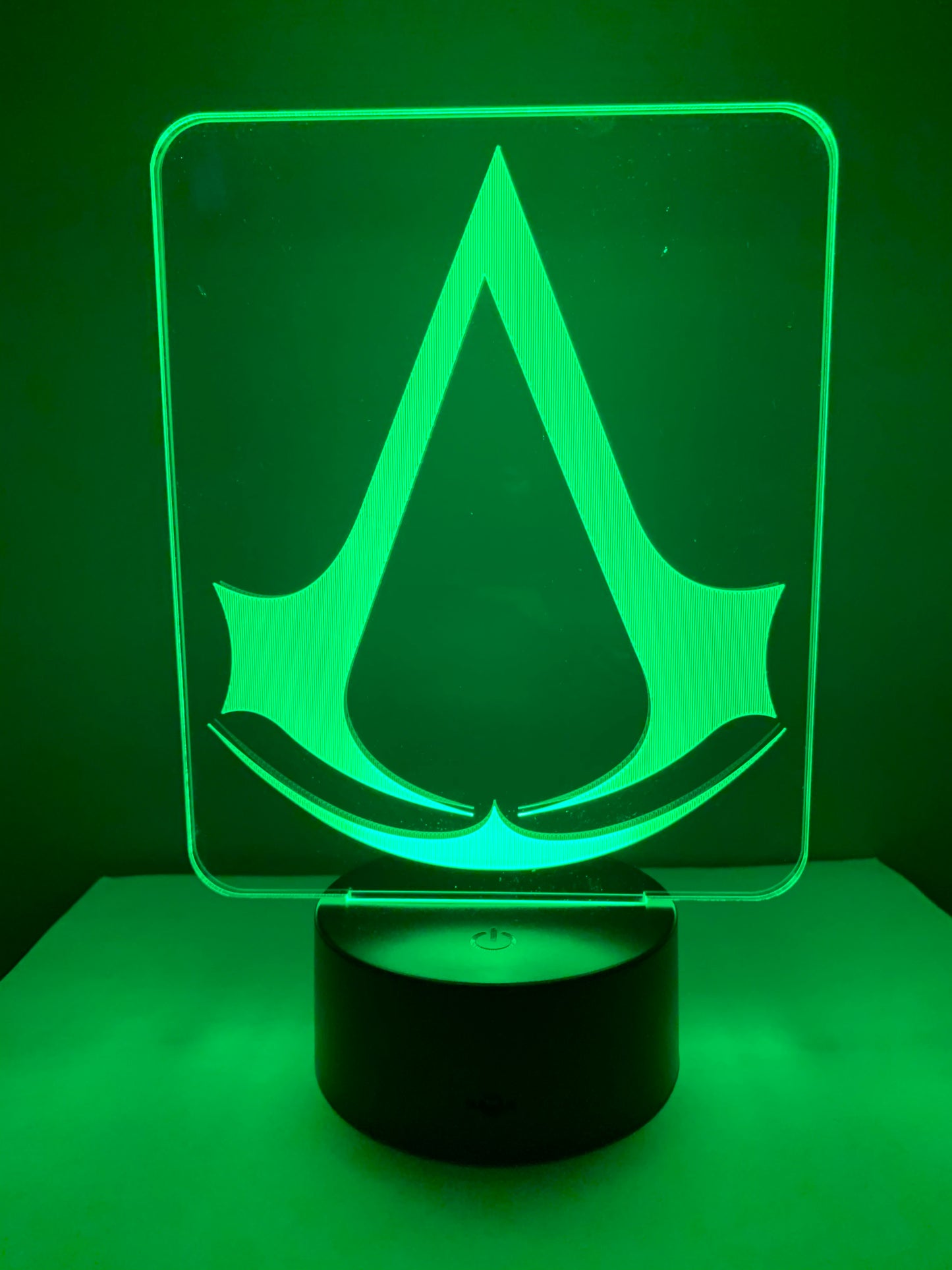 Lampe 3D DEL Logo Assassin Creed