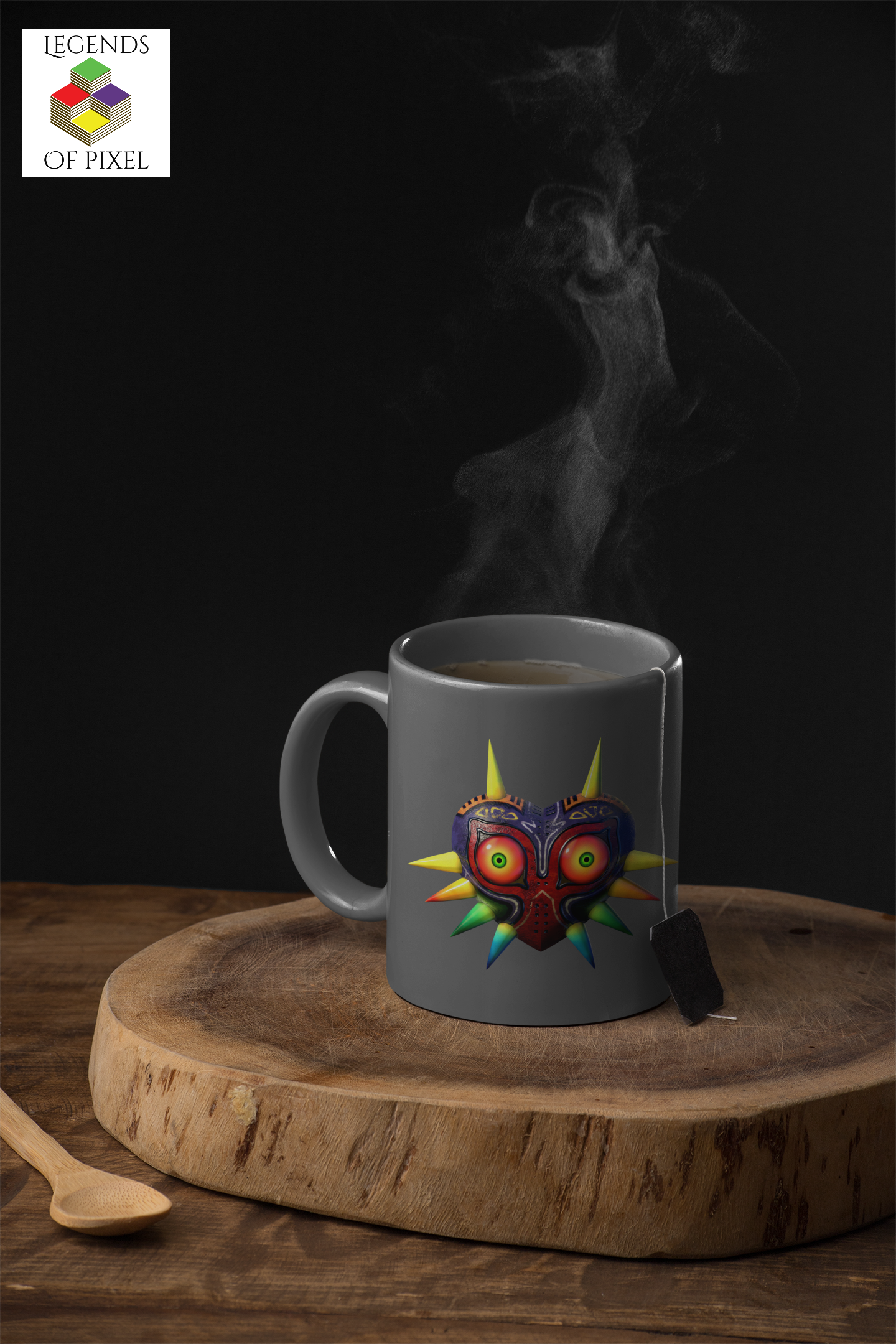 Autocollant pour tasse Zelda Majora Mask
