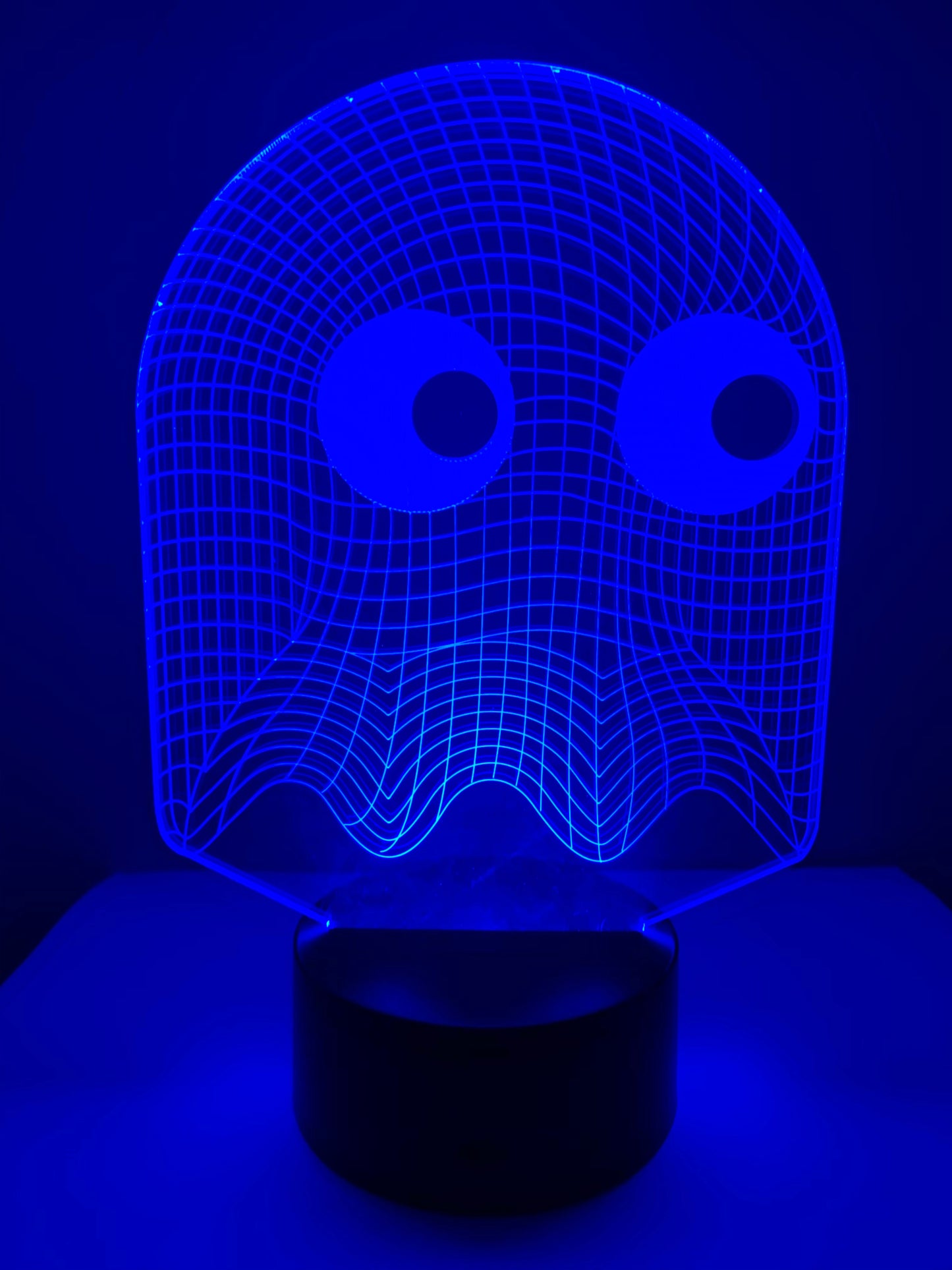 Lampe 3D DEL Fantôme Pac Man Arcade