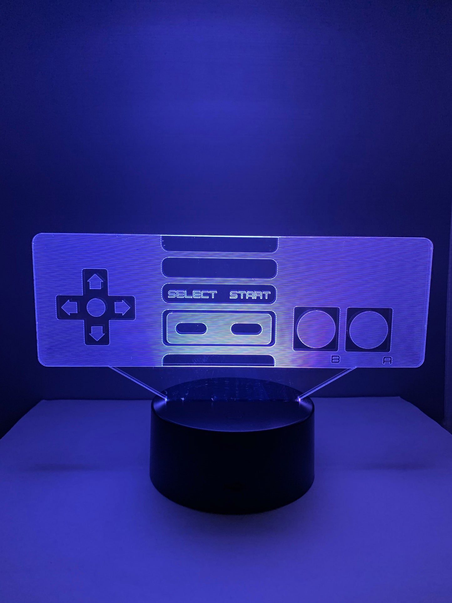 Lampe 3D DEL Manette