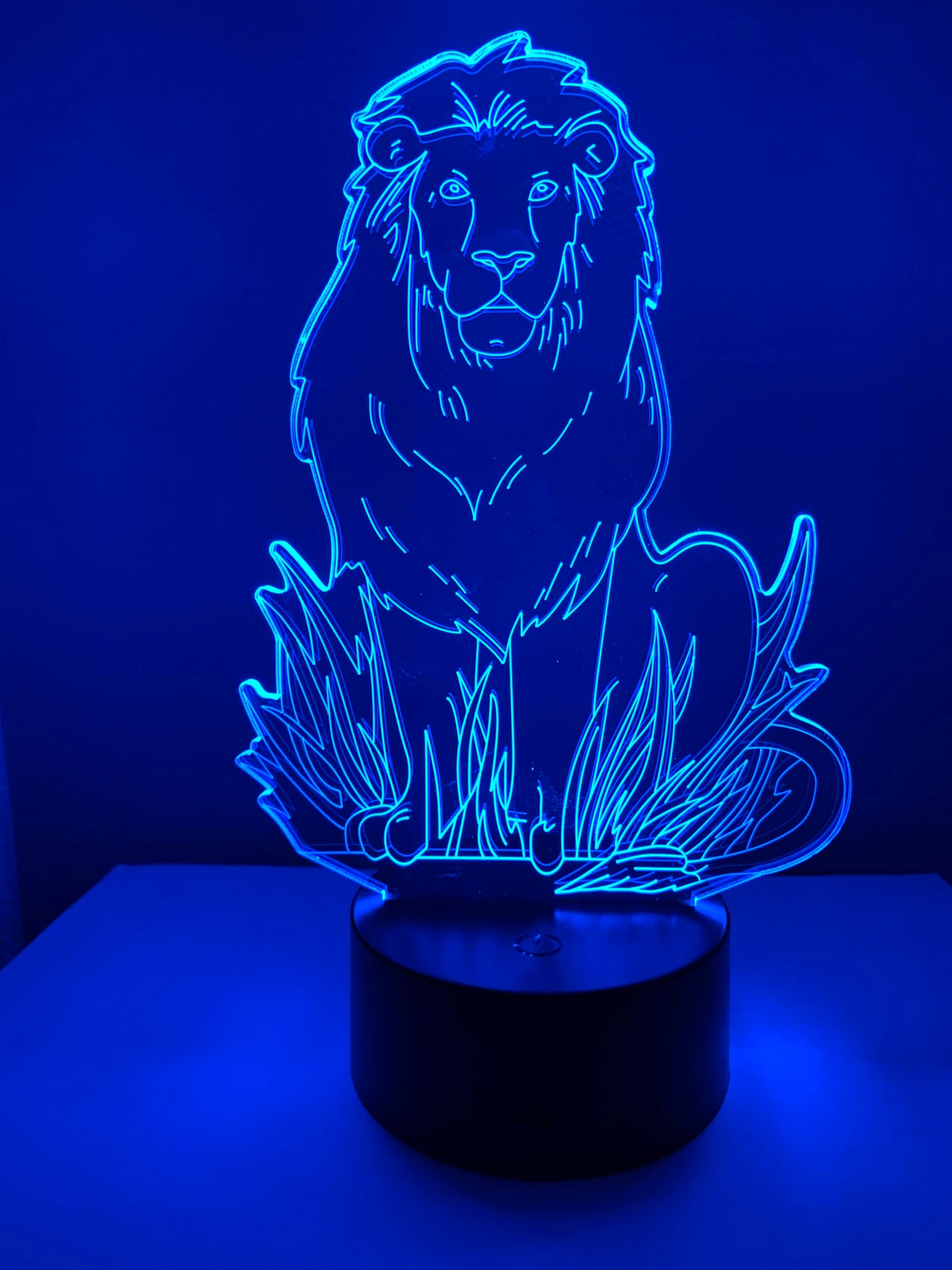 Lampe 3D DEL Lion