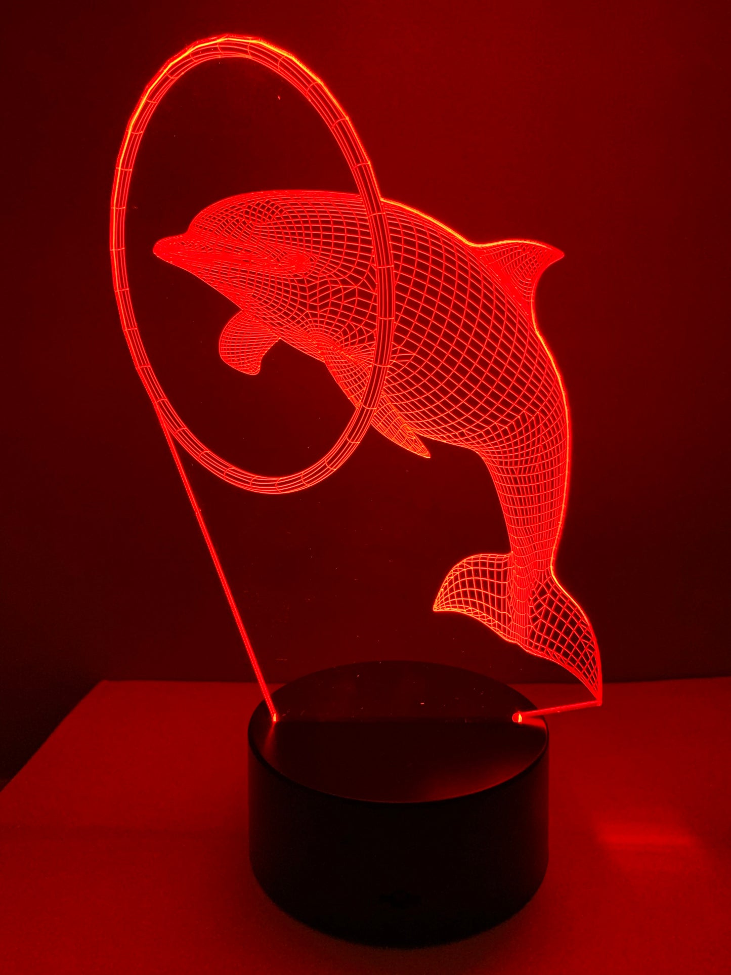 Lampe 3D DEL Dauphin
