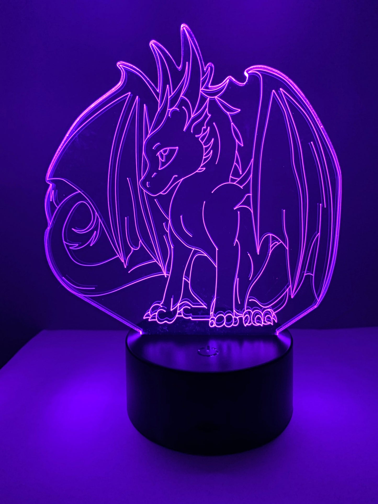 Lampe 3D DEL Joli Dragon