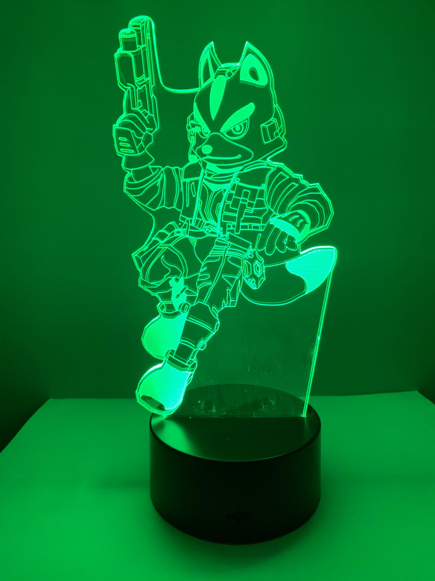 Lampe 3D DEL Fox Mccloud Star Fox (Starfox)