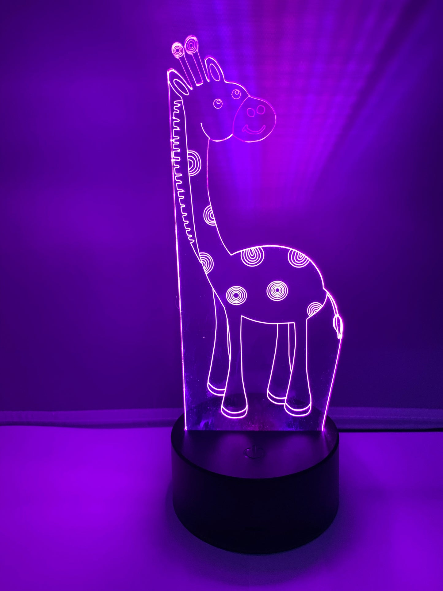 Lampe 3D DEL Petite Giraffe