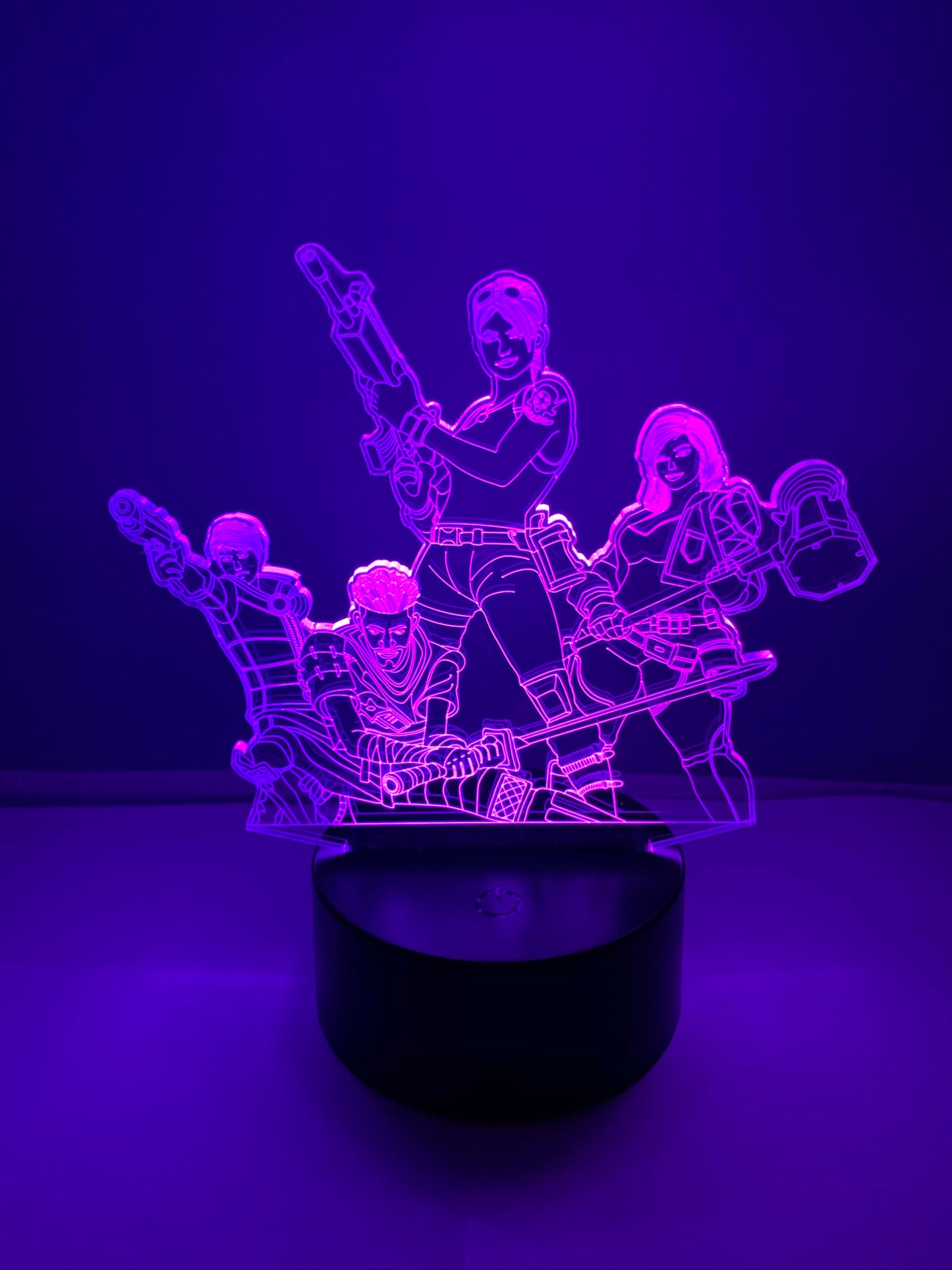Lampe 3D DEL Fortnite Personnages Variés