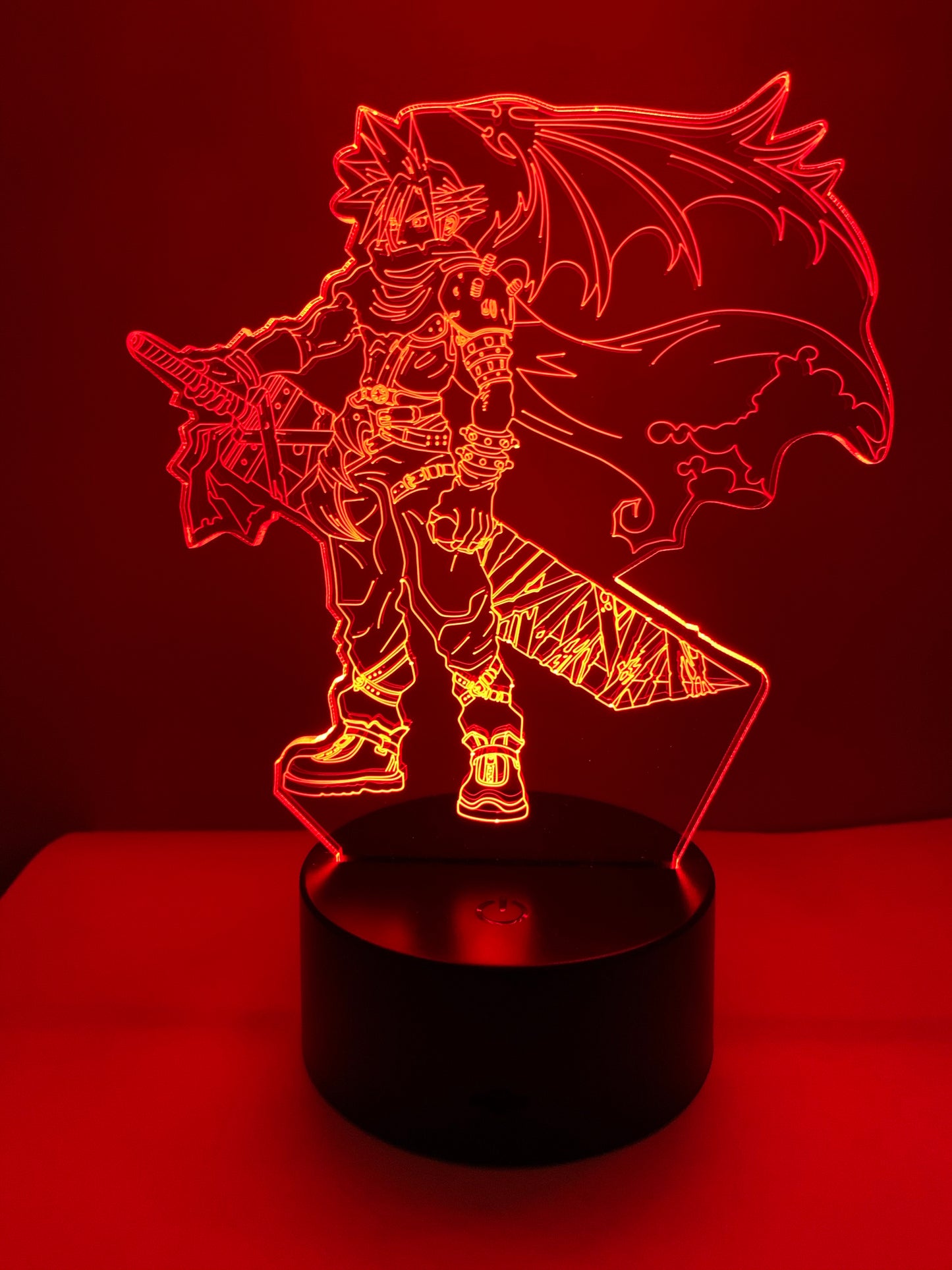 Lampe 3D DEL Final Fantasy Cloud