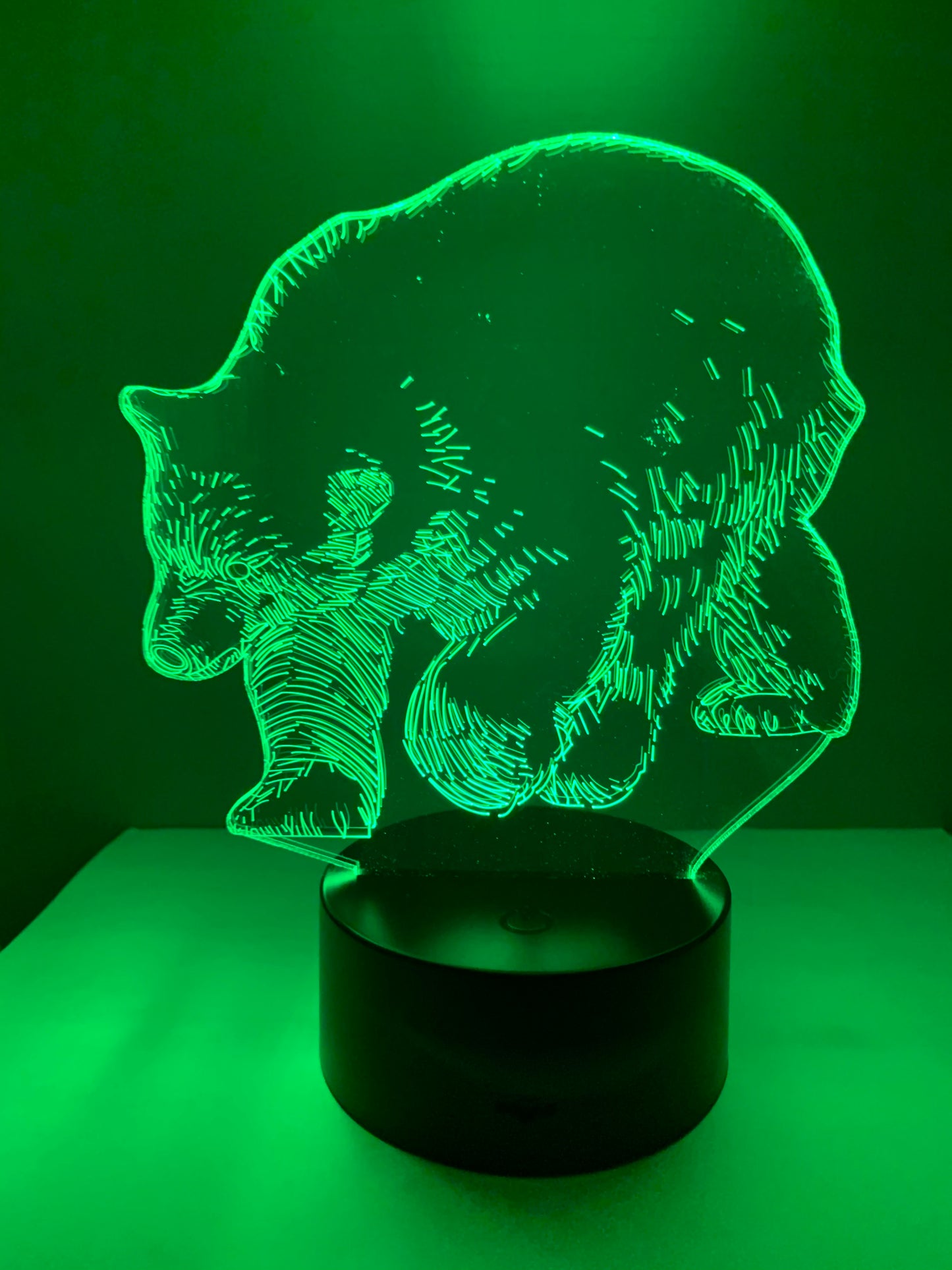 Lampe 3D DEL Ours