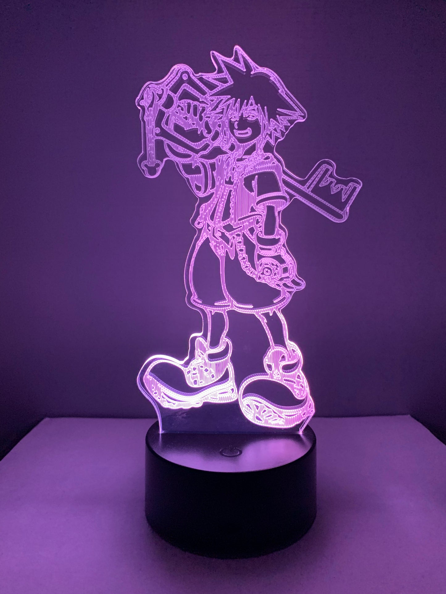 Lampe 3D DEL Sora Kingdom Hearth