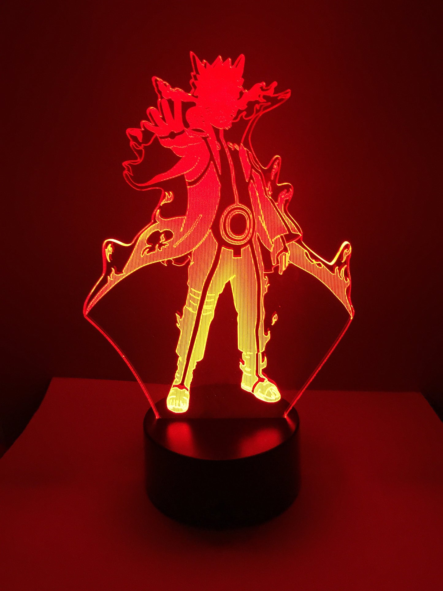Lampe 3D DEL Naruto Kyuubi
