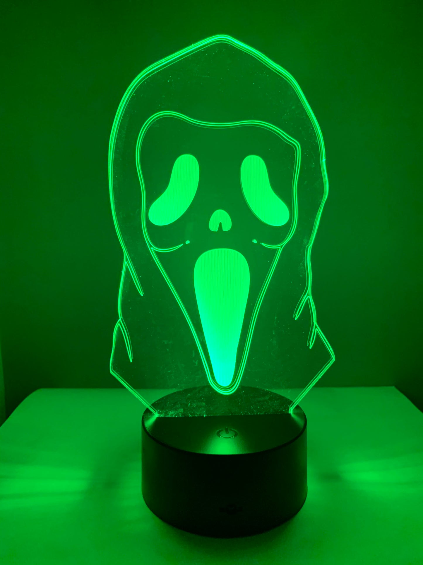 Lampe 3D DEL Masque de Frisson (Film Scream)